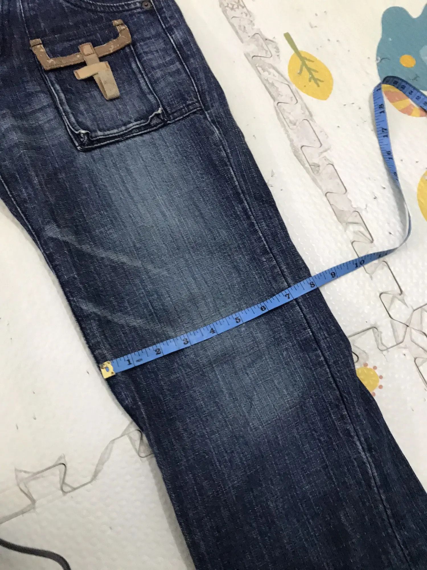 Vintage Bush Pants Distressed Denim Size US 29 - 9 Thumbnail