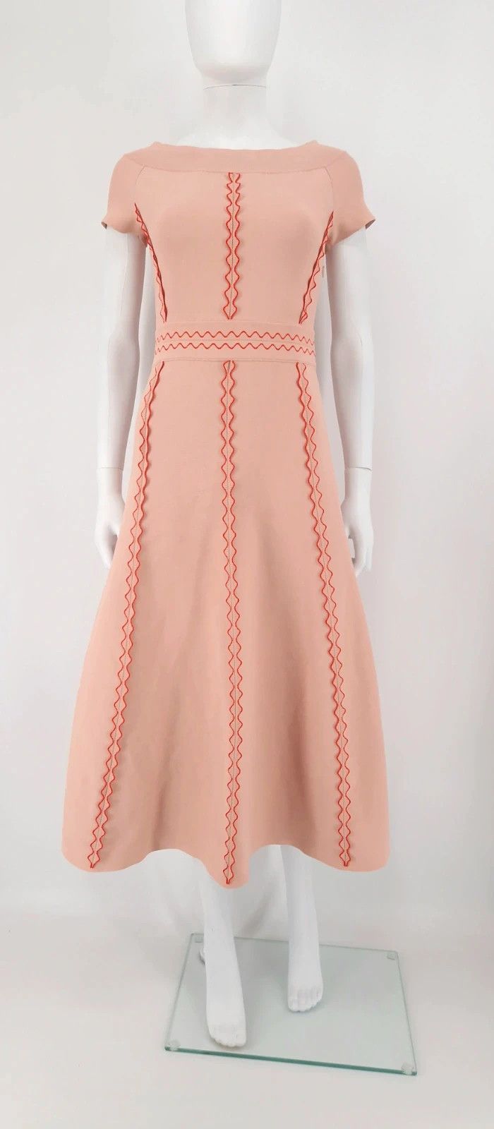 Alexander McQueen Alexander McQueen Off-Shoulder Embroidered Midi Dress Size M / US 6-8 / IT 42-44 - 12 Thumbnail
