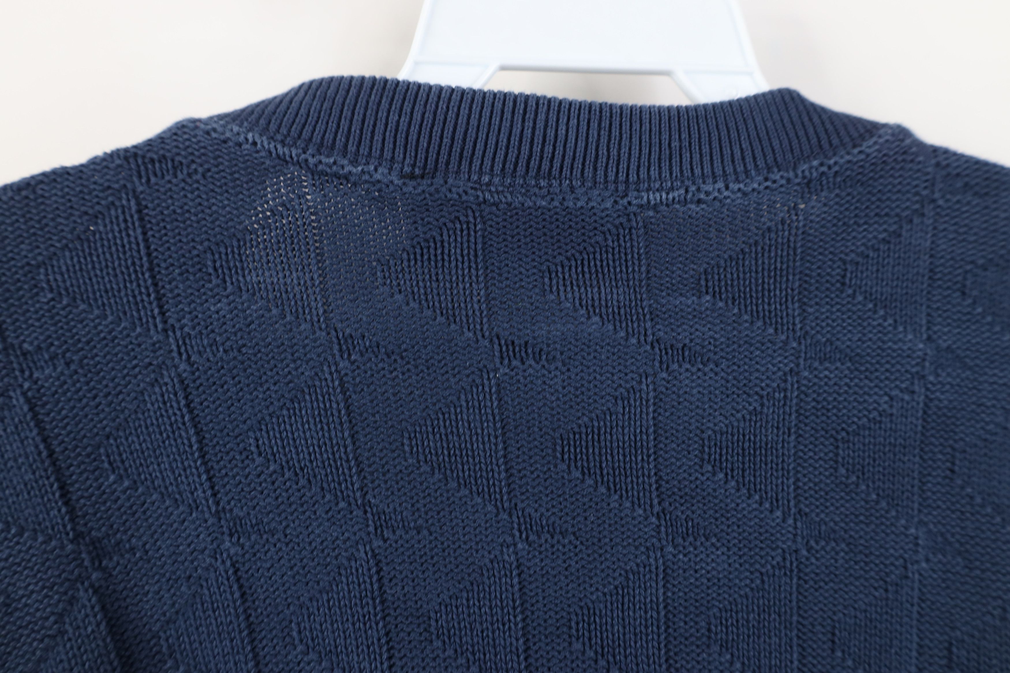 Vintage Vintage 90s Streetwear Triangle Geometric Knit Sweater USA Size US L / EU 52-54 / 3 - 9 Thumbnail