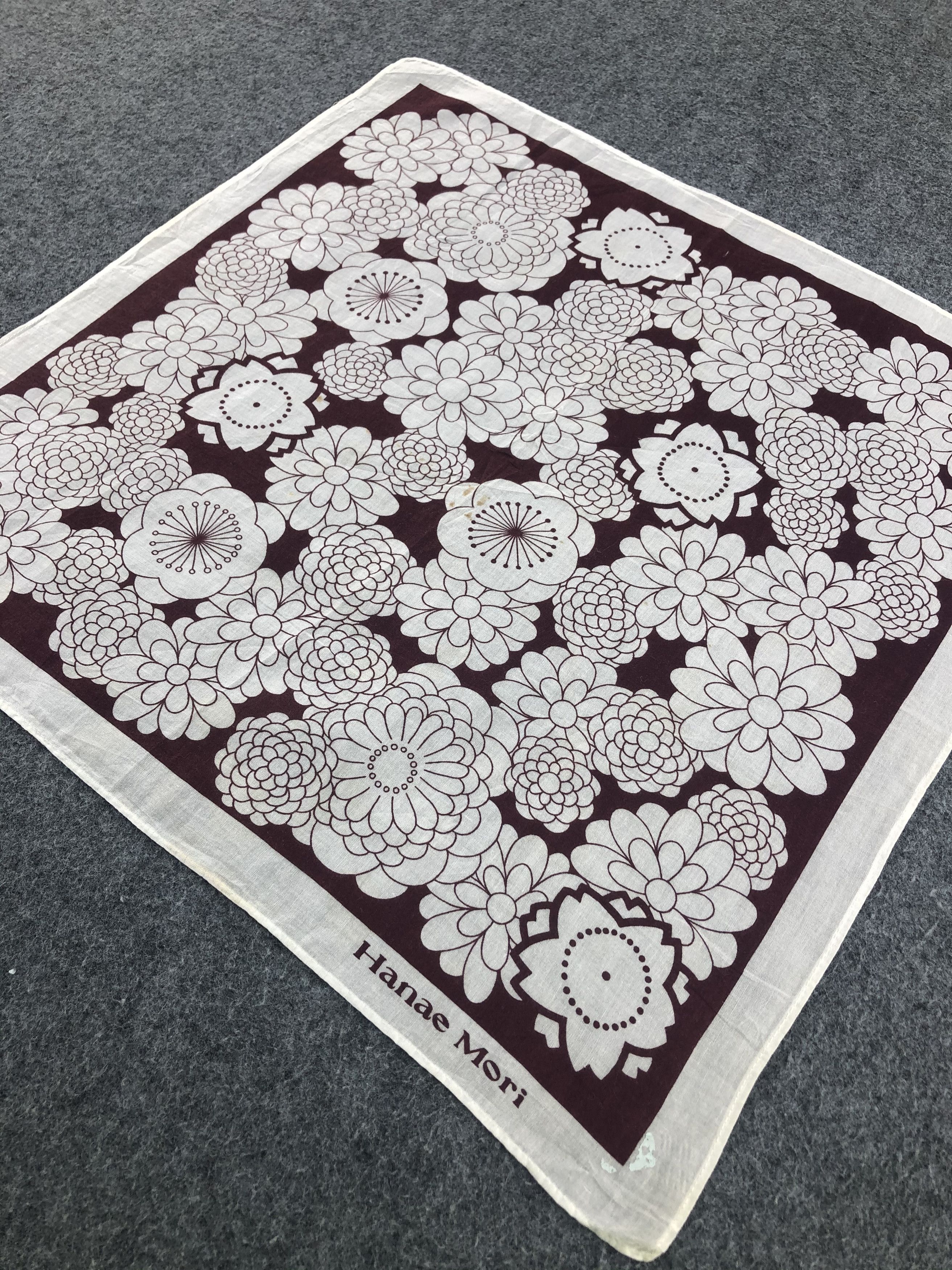 Hanae Mori × Vintage Hanae Mori Handkerchief / Bandana / Neckerchief Size ONE SIZE - 4 Thumbnail