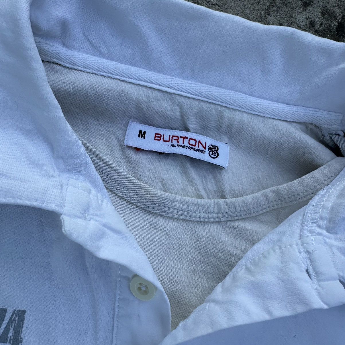 Burton Vintage Japanese Style Burton Polo Grunge Avantgarde Y2K Size US M / EU 48-50 / 2 - 7 Thumbnail