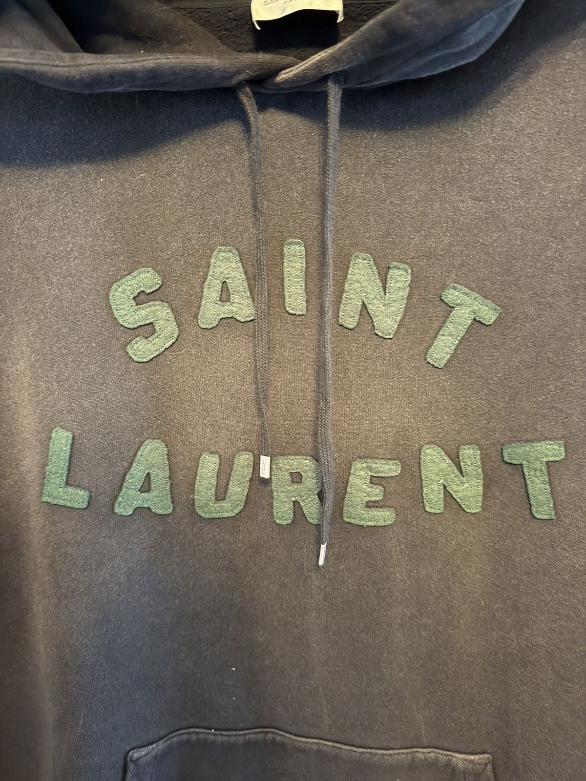 Saint Laurent Paris Saint Laurent Hoodie Size US L / EU 52-54 / 3 - 2 Thumbnail