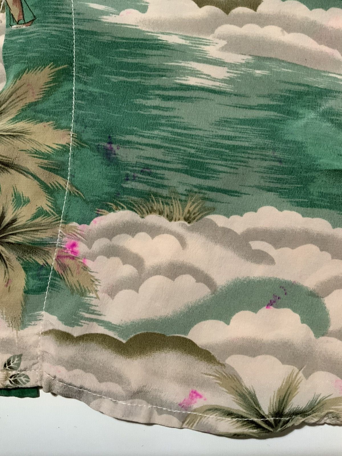 Designer × Vintage Vintage Citron Santa Monica 100% Silk Hawaiian AOP Shirt Size US M / EU 48-50 / 2 - 7 Thumbnail