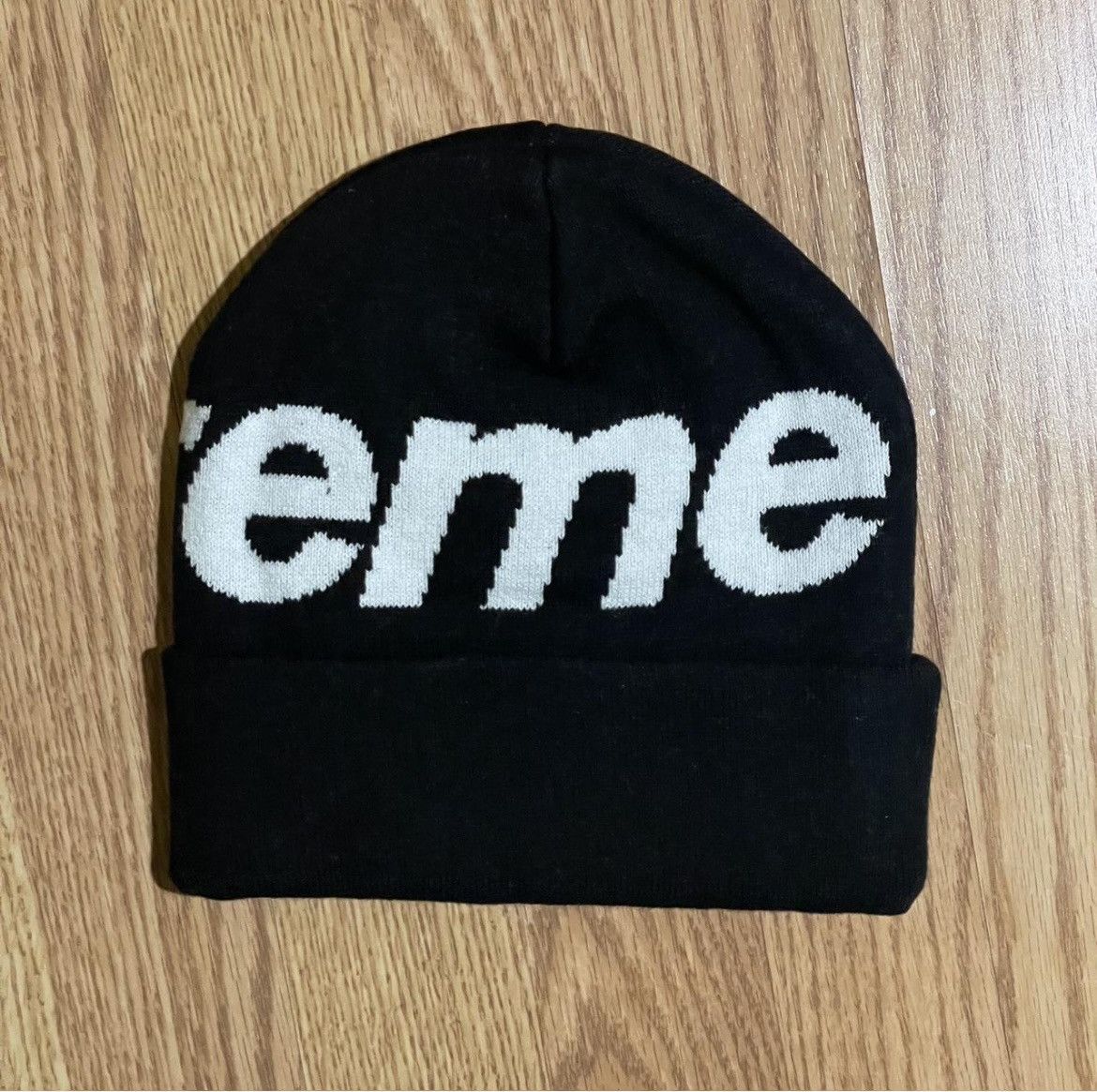 Supreme Supreme big logo beanie Size ONE SIZE - 2 Thumbnail