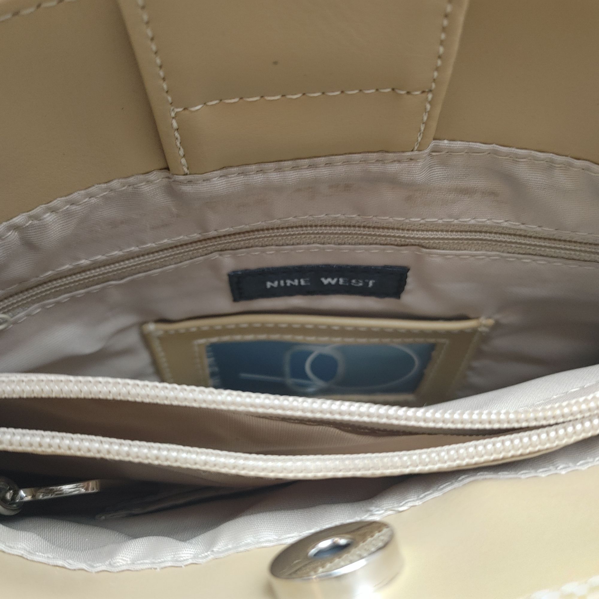 Nine West NWT Nine West Camel Tan Hand Bag Double Time Purse with Smal Size ONE SIZE - 4 Thumbnail