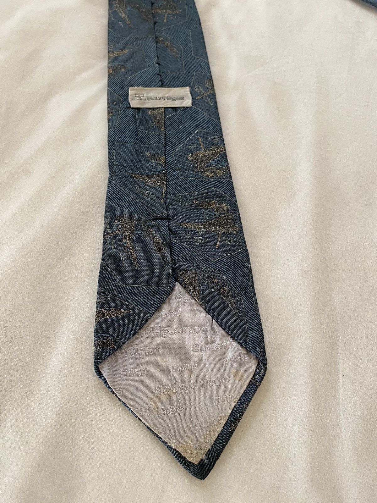 Courreges blue tie