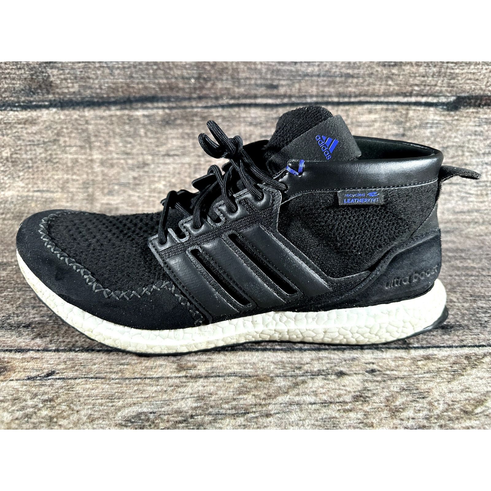 Adidas Adidas Ultraboost High 1.0 rLEA Black White Size 12.5 FZ3985 Size US 12.5 / EU 45-46 - 6 Thumbnail