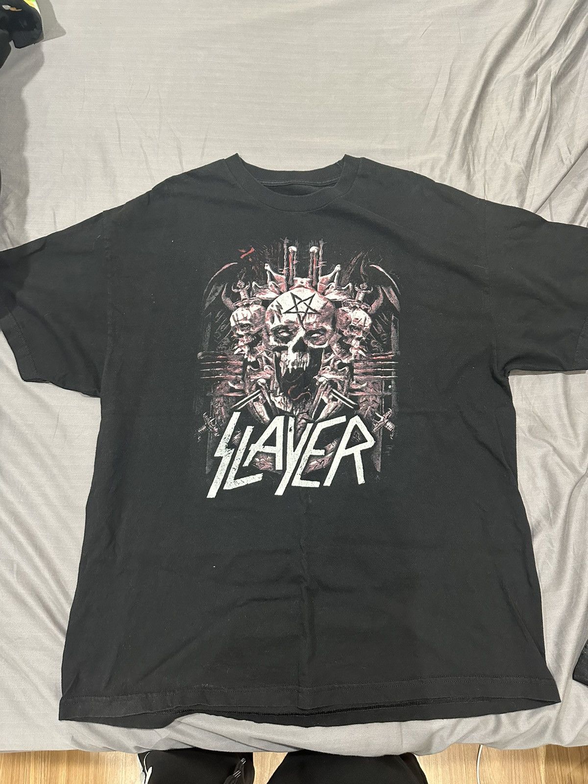 image of Slayer 2019 Tour Tee in Black, Men's (Size XL)