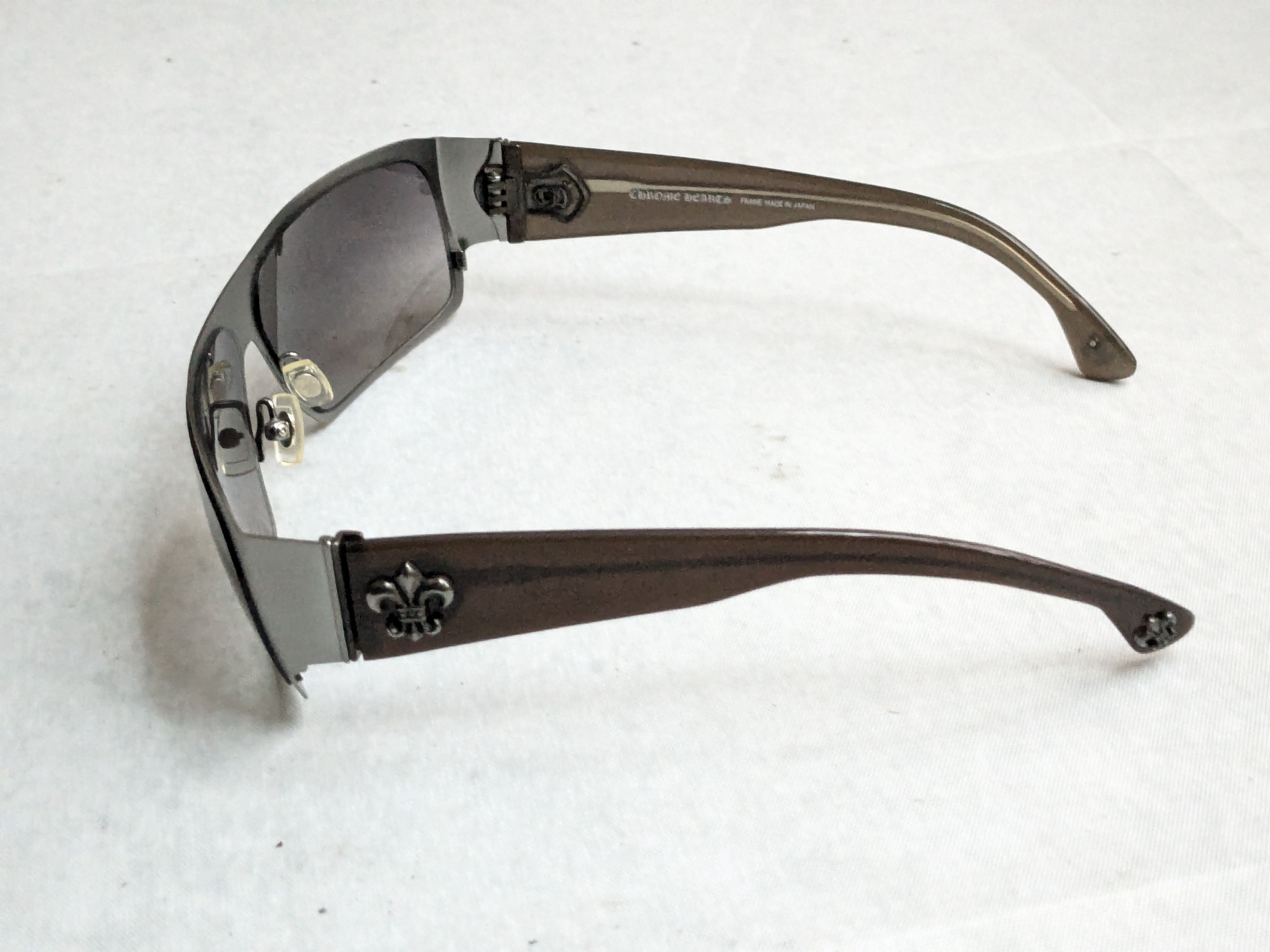 Chrome Hearts Chrome Hearts Sunglasses Rear End Gray Brown Cross Sterling Size ONE SIZE - 6 Thumbnail