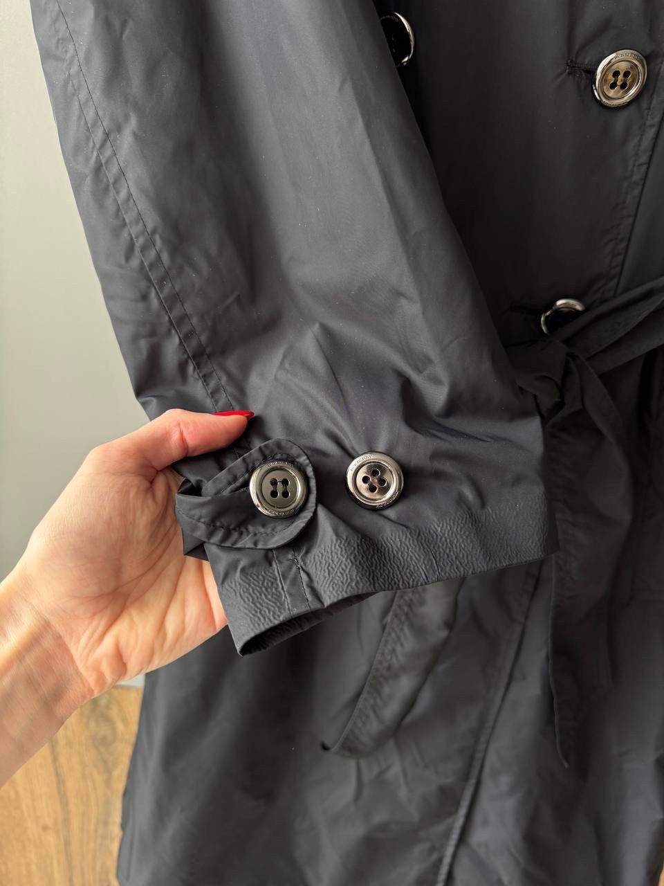 Burberry Burberry London Nylon Nova Check Belted Hooded Trench Coat Size XL / US 12-14 / IT 48-50 - 10 Thumbnail