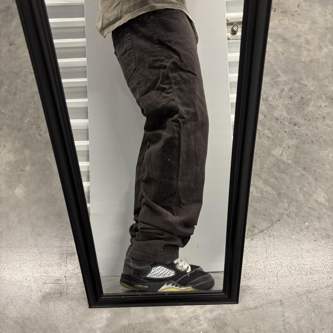 Japanese Brand × Vintage Crazy Vintage Y2K/2000s Faded Brown Grunge Denim Jeans! Size US 42 / EU 58 - 2 Thumbnail