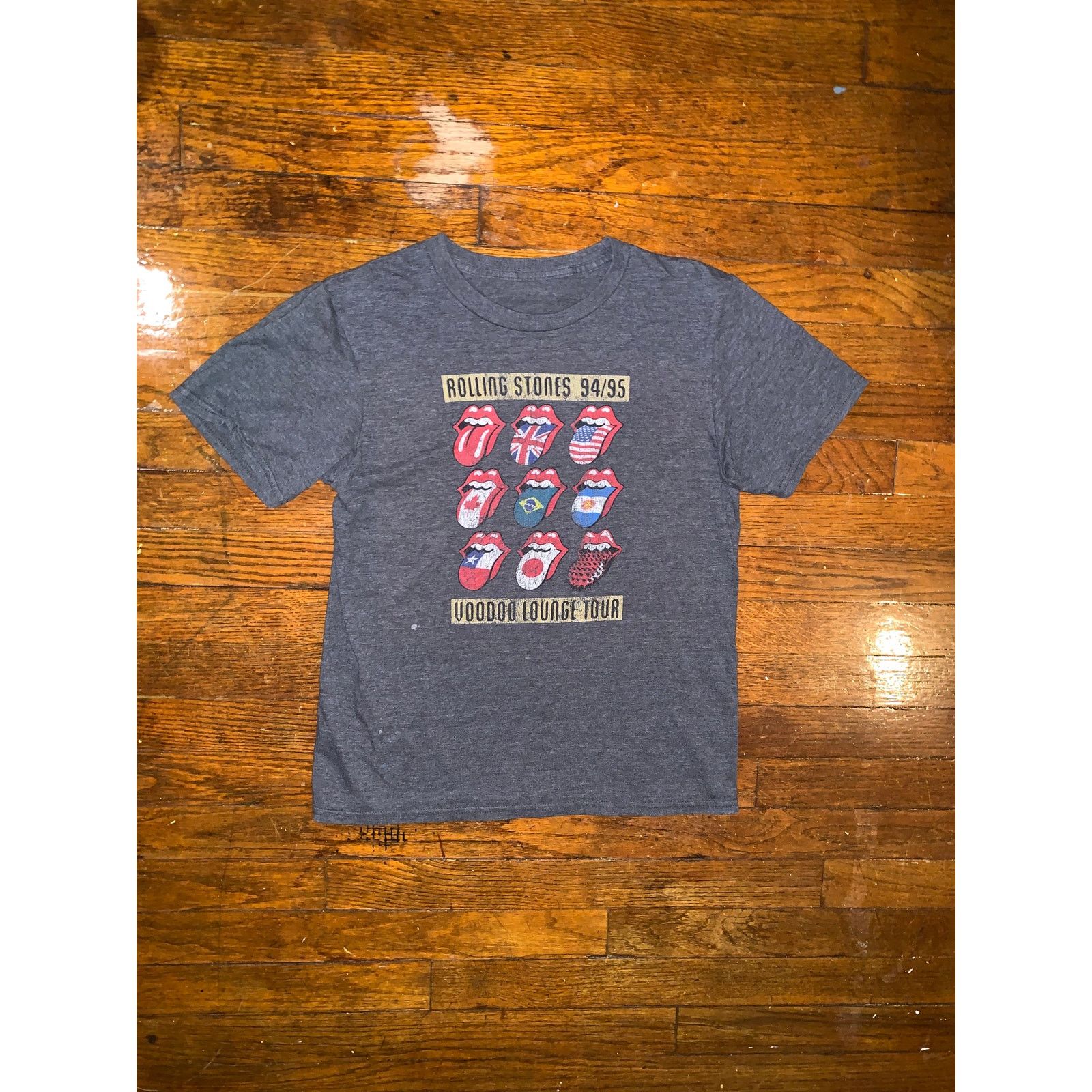 The Rolling Stones Rolling Stones Voodoo Lounge Tour T Shirt Womens Large Gray Size L / US 10 / IT 46 - 4 Thumbnail
