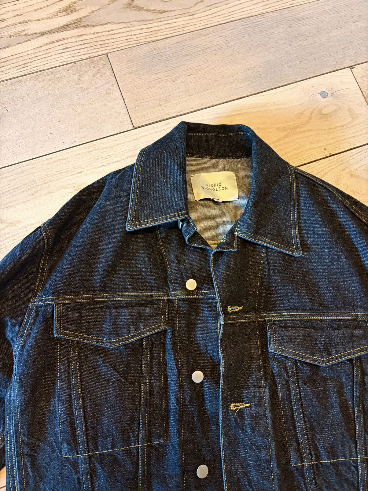 Studio Nicholson Studio Nicholson black Denim Jacket Size US S / EU 44-46 / 1 - 2 Thumbnail