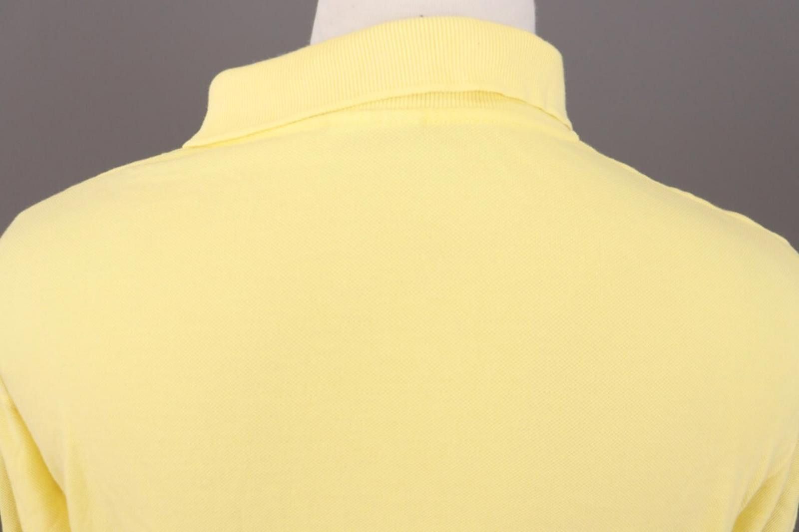 Lacoste Lacoste Yellow Summer Short Sleeve Polo Shirt Size 6 / XL Size US XL / EU 56 / 4 - 6 Thumbnail