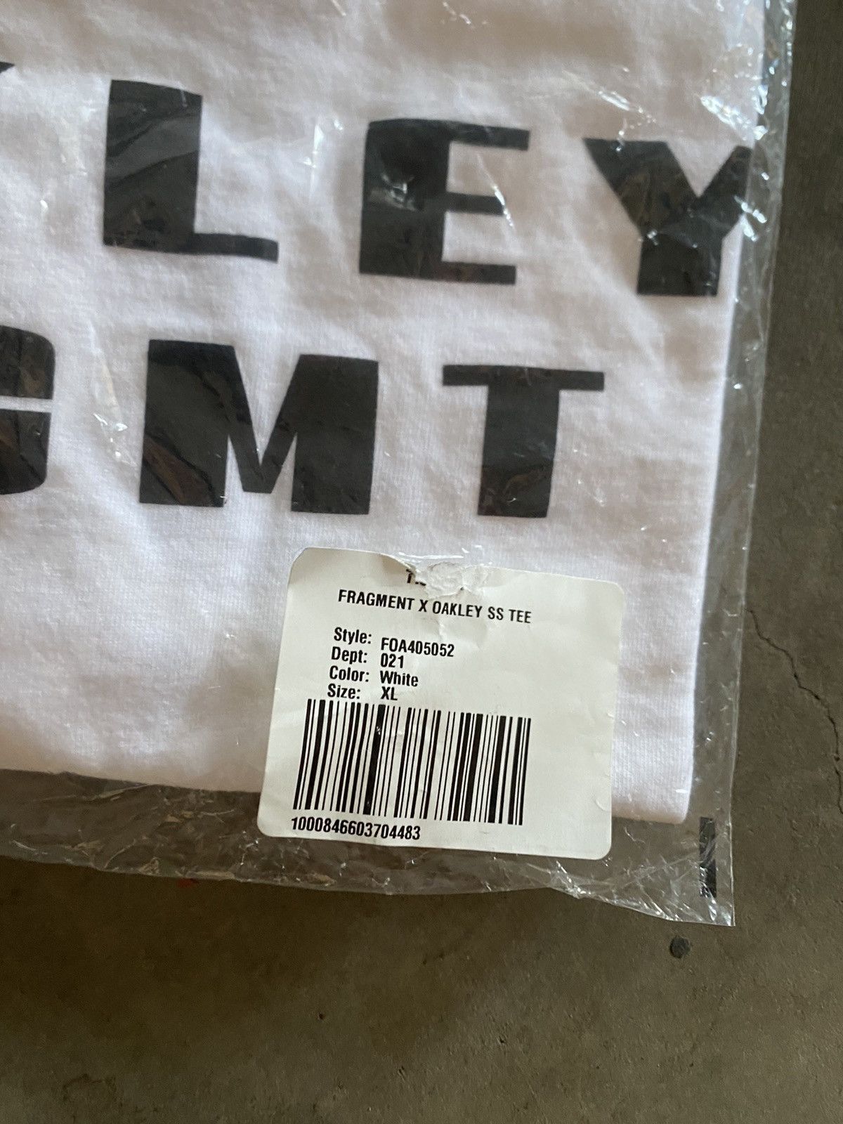 Fragment Design × Oakley Oakley Fragment Tee Size US XL / EU 56 / 4 - 2 Thumbnail