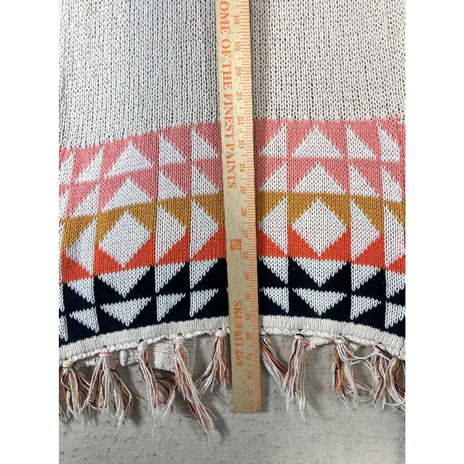 Vintage Roxy Cardigan Womens XS Beige Open Knit Boho Hippie Winter Size XS / US 0-2 / IT 36-38 - 4 Thumbnail