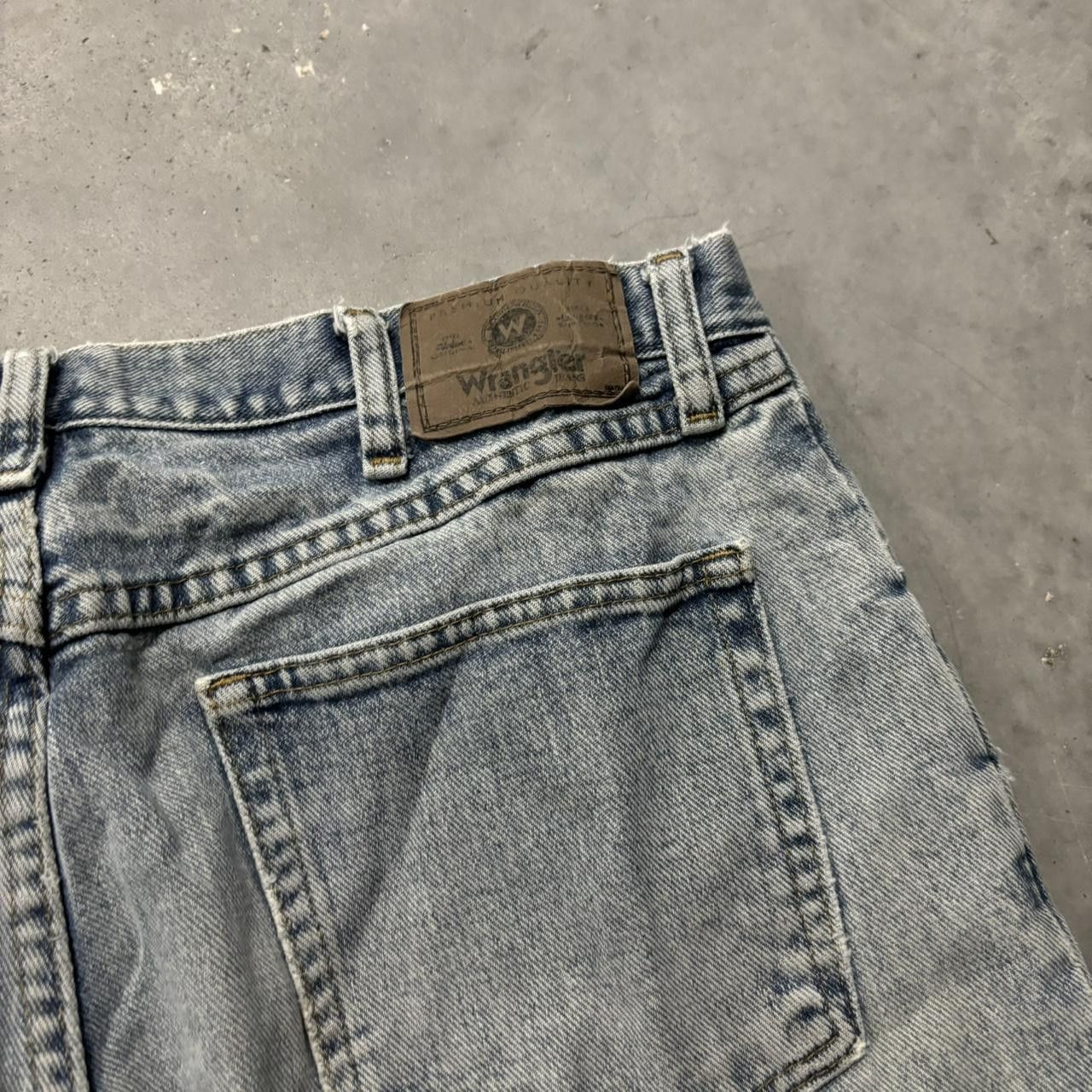 Japanese Brand × Vintage Crazy Vintage Y2K/2000s Grunge Faded Light Wash Denim Jeans! Size US 34 / EU 50 - 7 Thumbnail