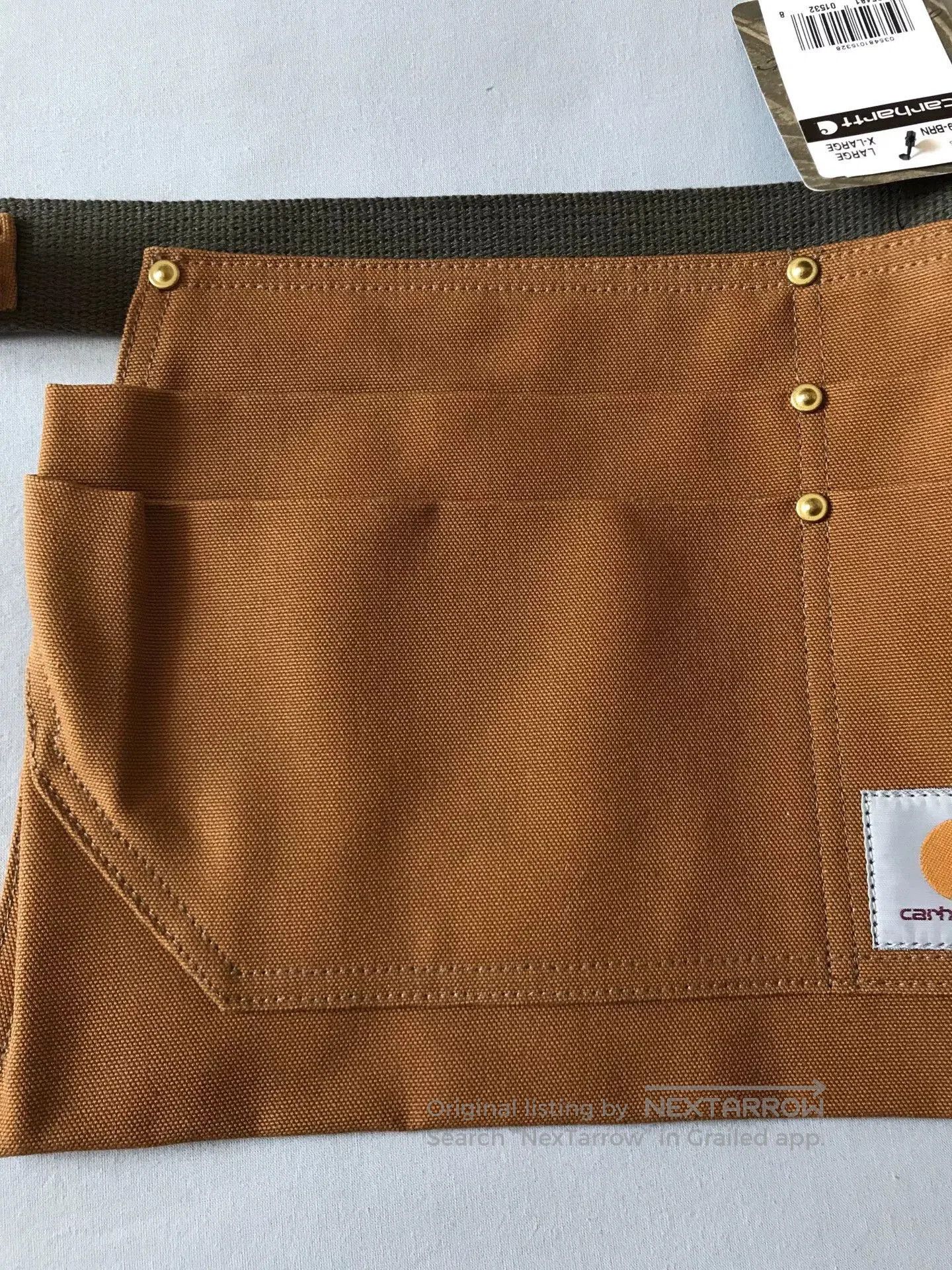 Carhartt Carhartt A09 BRN Apron Tool Bag. Size ONE SIZE - 3 Thumbnail