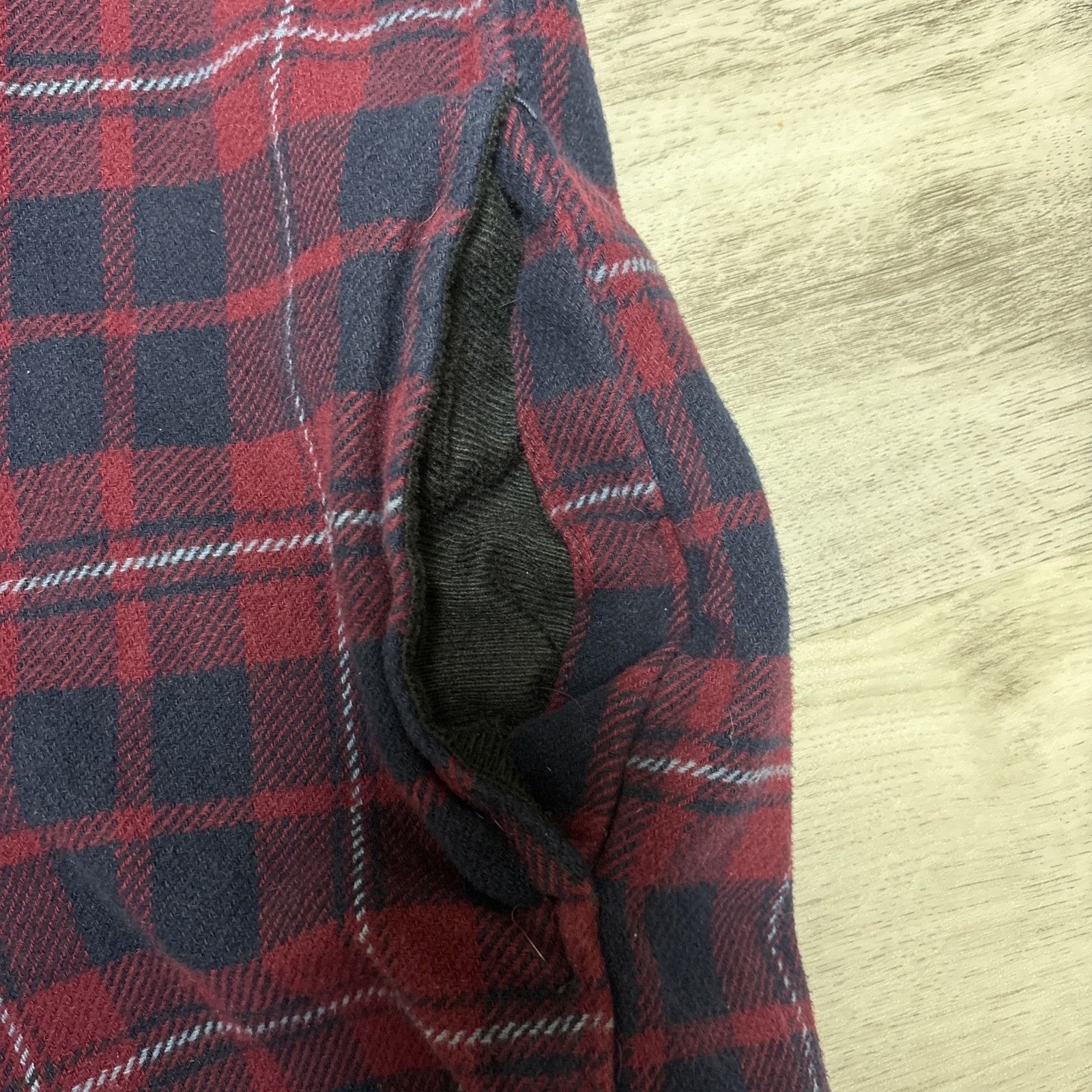 Orvis Orvis Shirt Jacket Mens 2XL Red Blue Plaid Flannel Heavy Sha Size US XXL / EU 58 / 5 - 8 Thumbnail