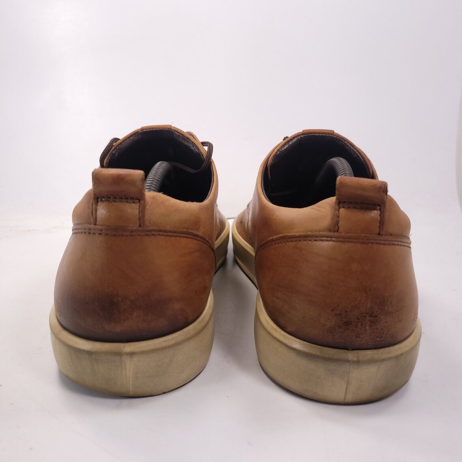 Ecco Ecco Leather Oxford Shoe Men Size 11 44068401021 Brown White Size US 11 / EU 44 - 3 Thumbnail