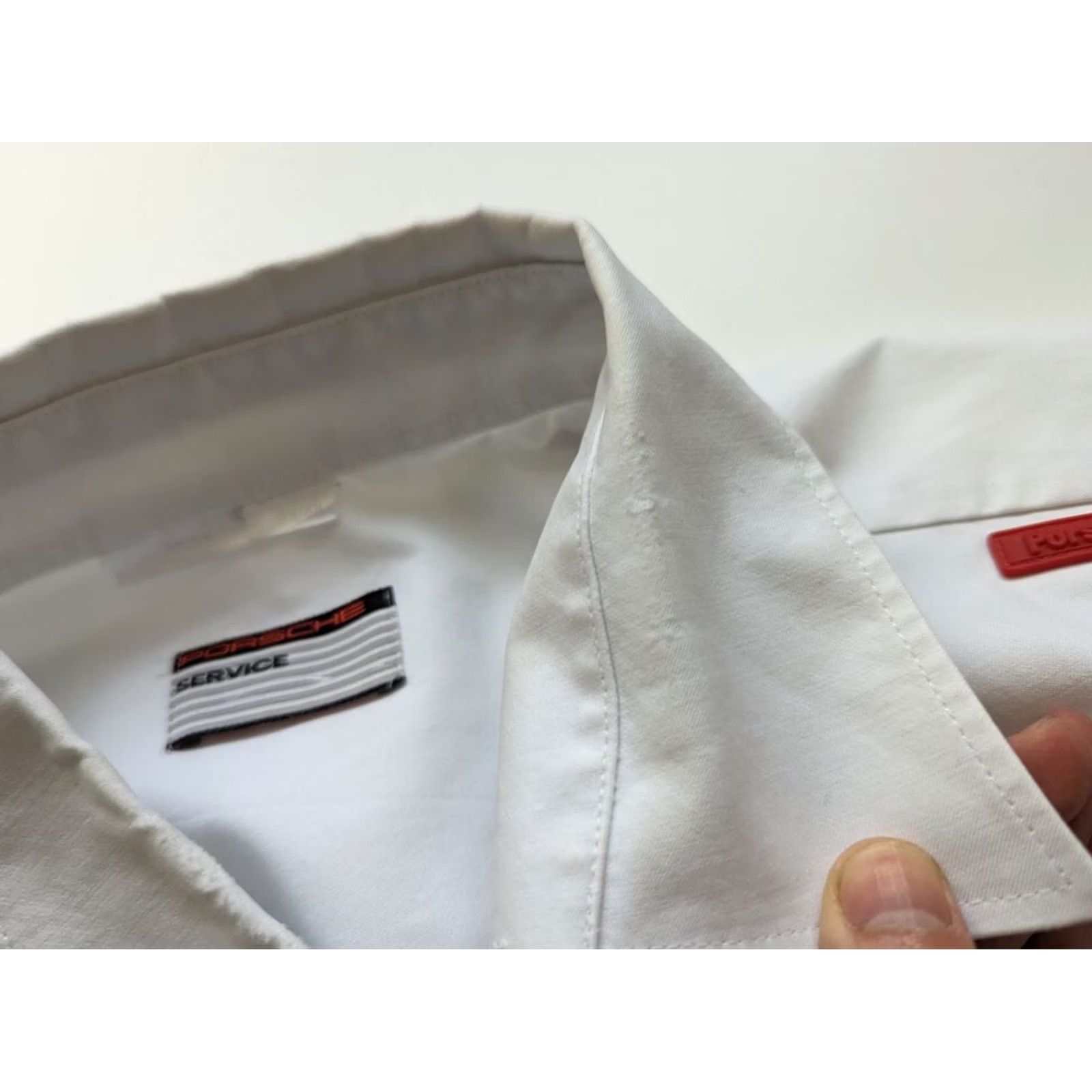 Vintage Porsche Shirt Long Sleeve White Button-Up 43/44 Men Gamer? Size US XL / EU 56 / 4 - 7 Thumbnail