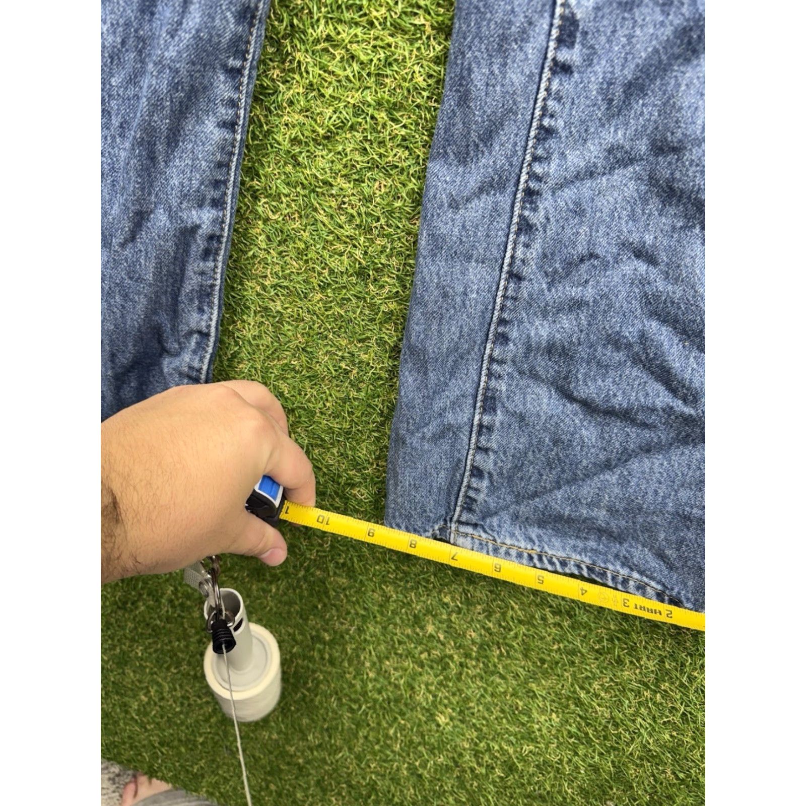 Levi's Levis High Waisted Straight Jeans Womens 30 Denim Wide Leg Baggy y2k Skater Size 30" / US 8 / IT 44 - 5 Thumbnail