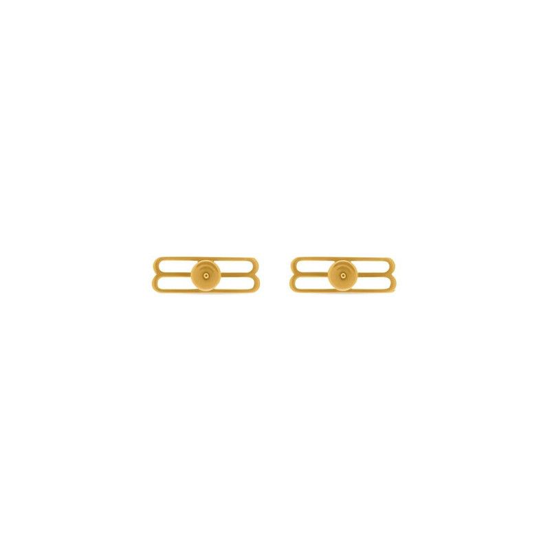 Balenciaga o1la1rc1a0226 Size: OS / BB Icon Earrings In Gold Size ONE SIZE - 2 Thumbnail