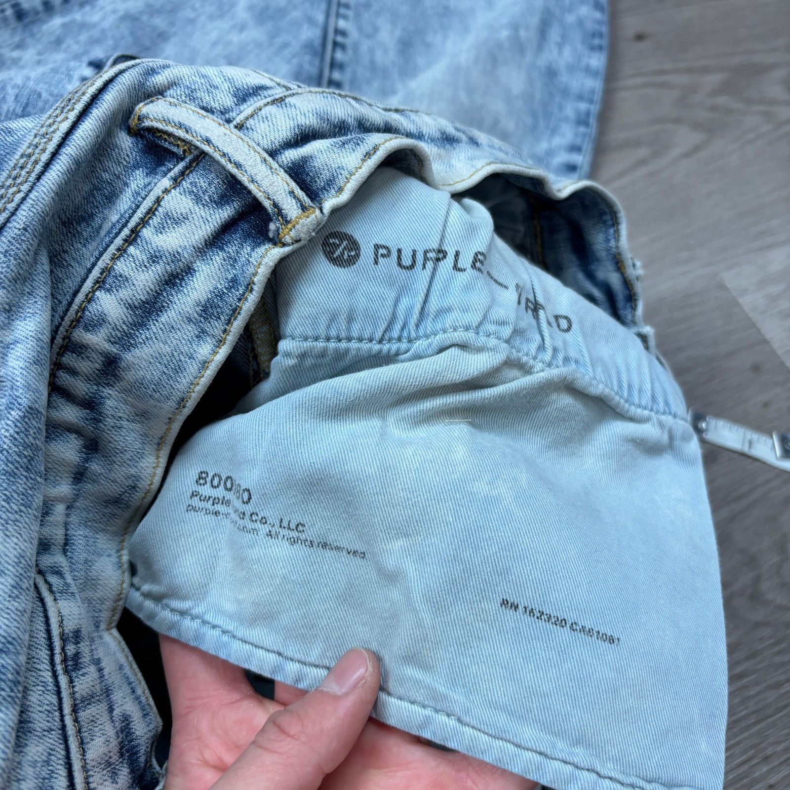 Purple Brand Purple Brand P002 Slim Acid Wash Jeans Men's 32x33 Size US 32 / EU 48 - 14 Thumbnail