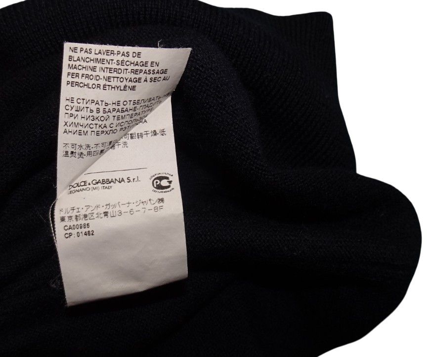 Dolce & Gabbana DOLCE AND GABBANA V-NECK VIRGIN WOOL SWEATER Size US S / EU 44-46 / 1 - 7 Thumbnail