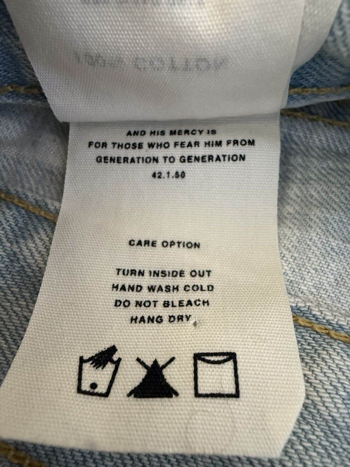Fear of God Fear of God Selvedge Skinny Denim Jeans Size US 34 / EU 50 - 8 Thumbnail