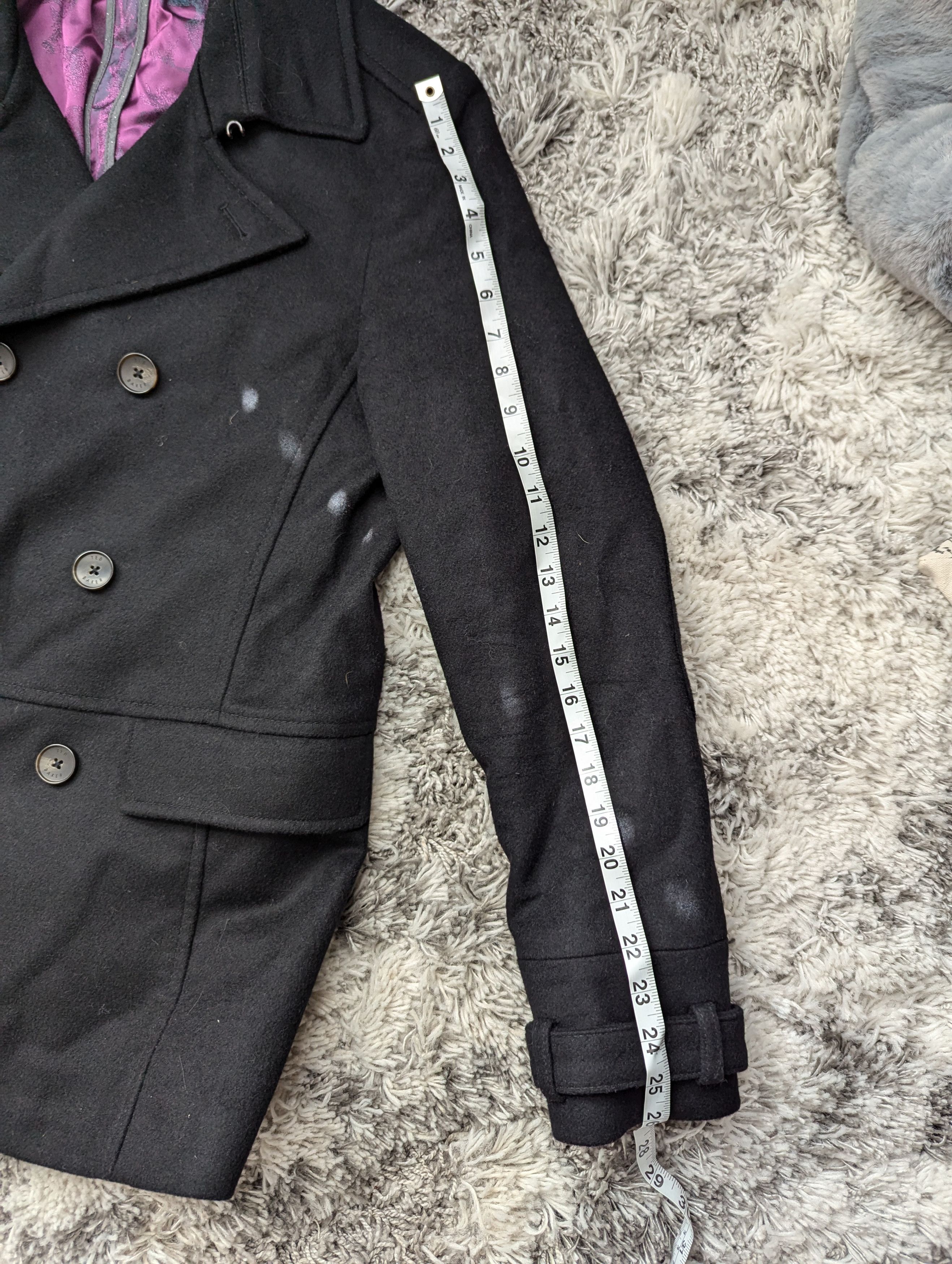 Ted Baker Ted Baker Black Pea Coat Size 3/M Size US M / EU 48-50 / 2 - 10 Thumbnail