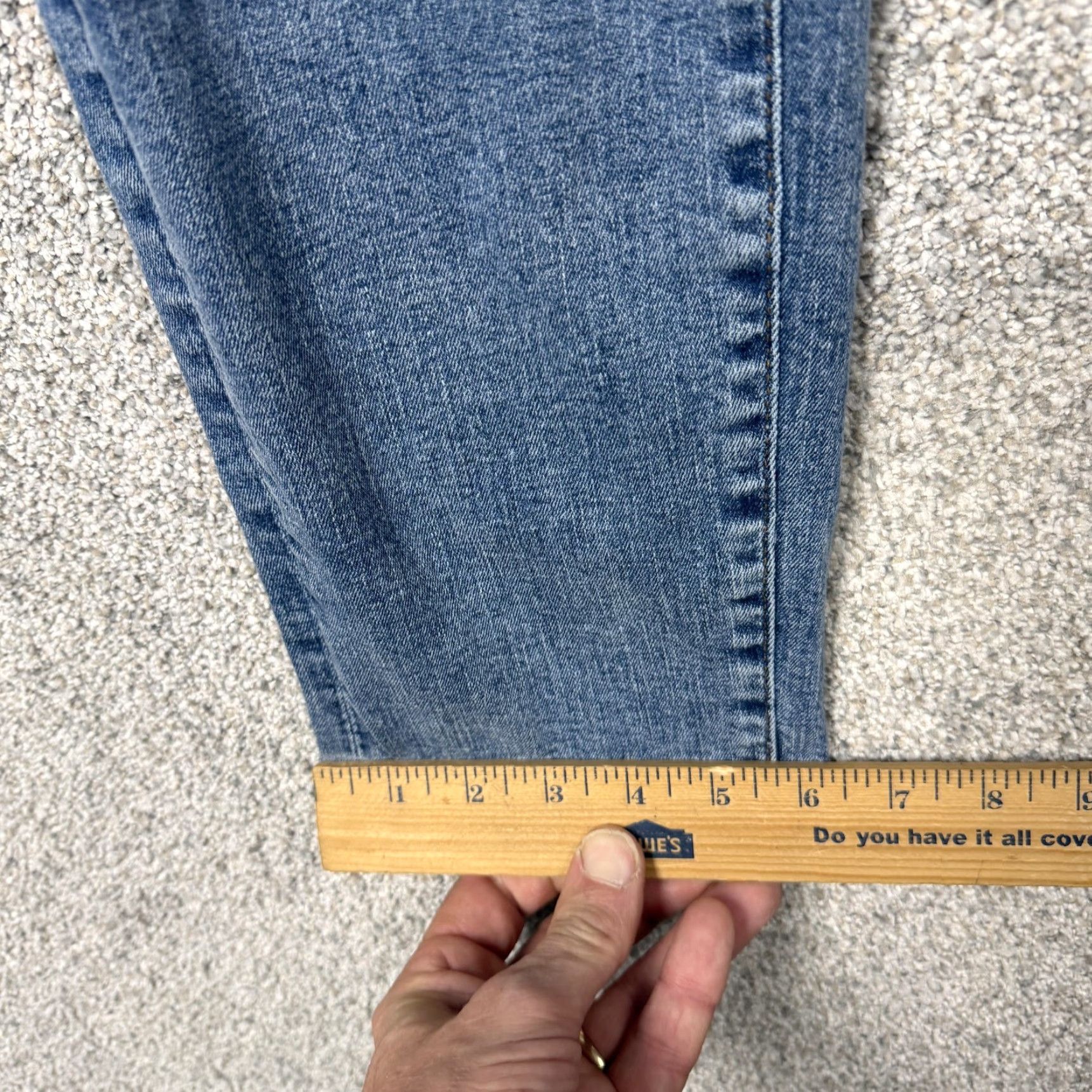 Vintage Aéropostale Jeans Mens 30x29.5 Blue Denim Athletic Skinny Distressed Grunge Jeans Mens Athletic Skinny Medium Wash Grunge 90s Size US 30 / EU 46 - 3 Thumbnail