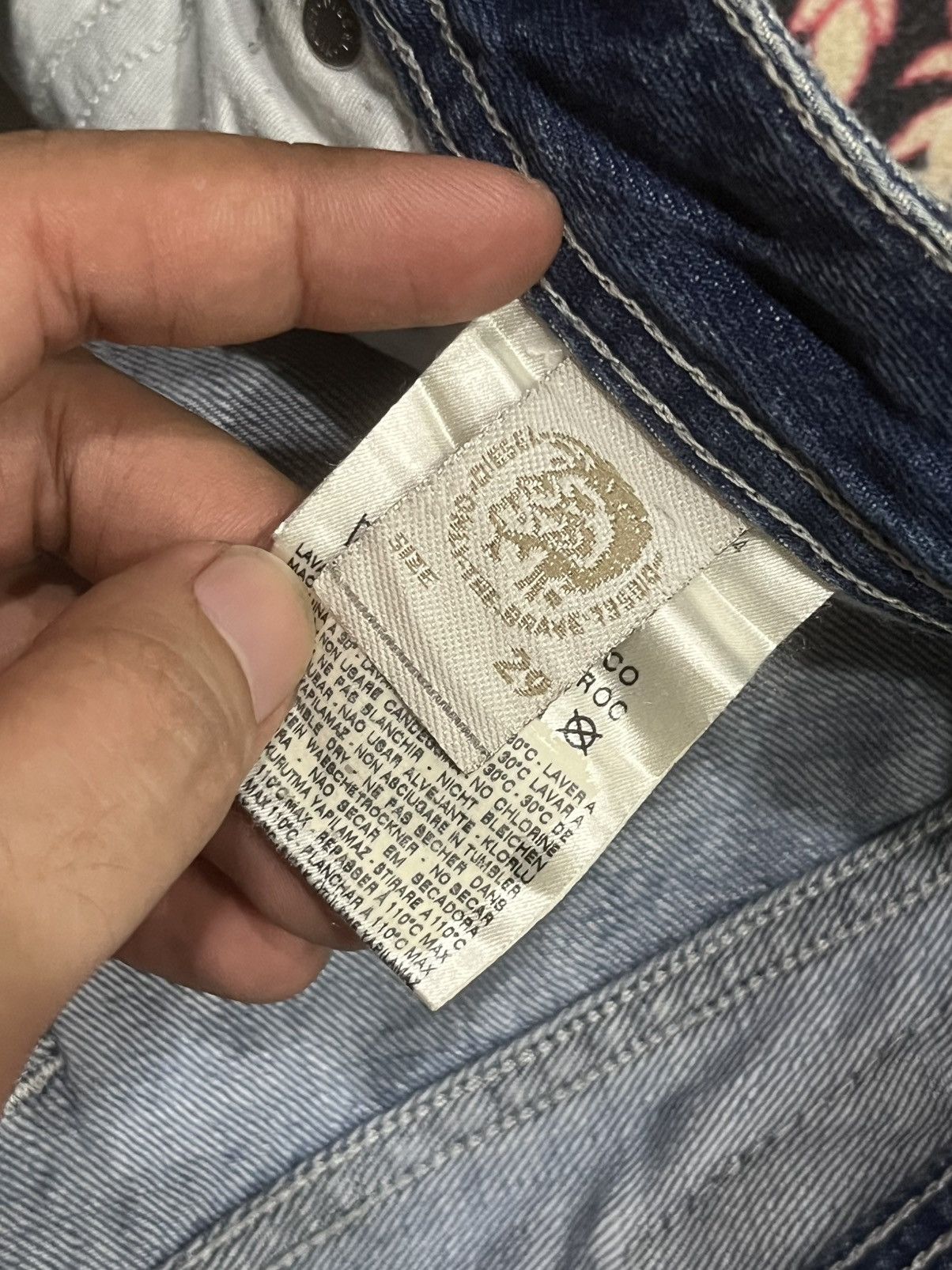 Diesel ⚡️Flare⚡️Vintage Diesel “Zatiny” Overflow Thunder Blue Jeans Size US 29 - 20 Thumbnail