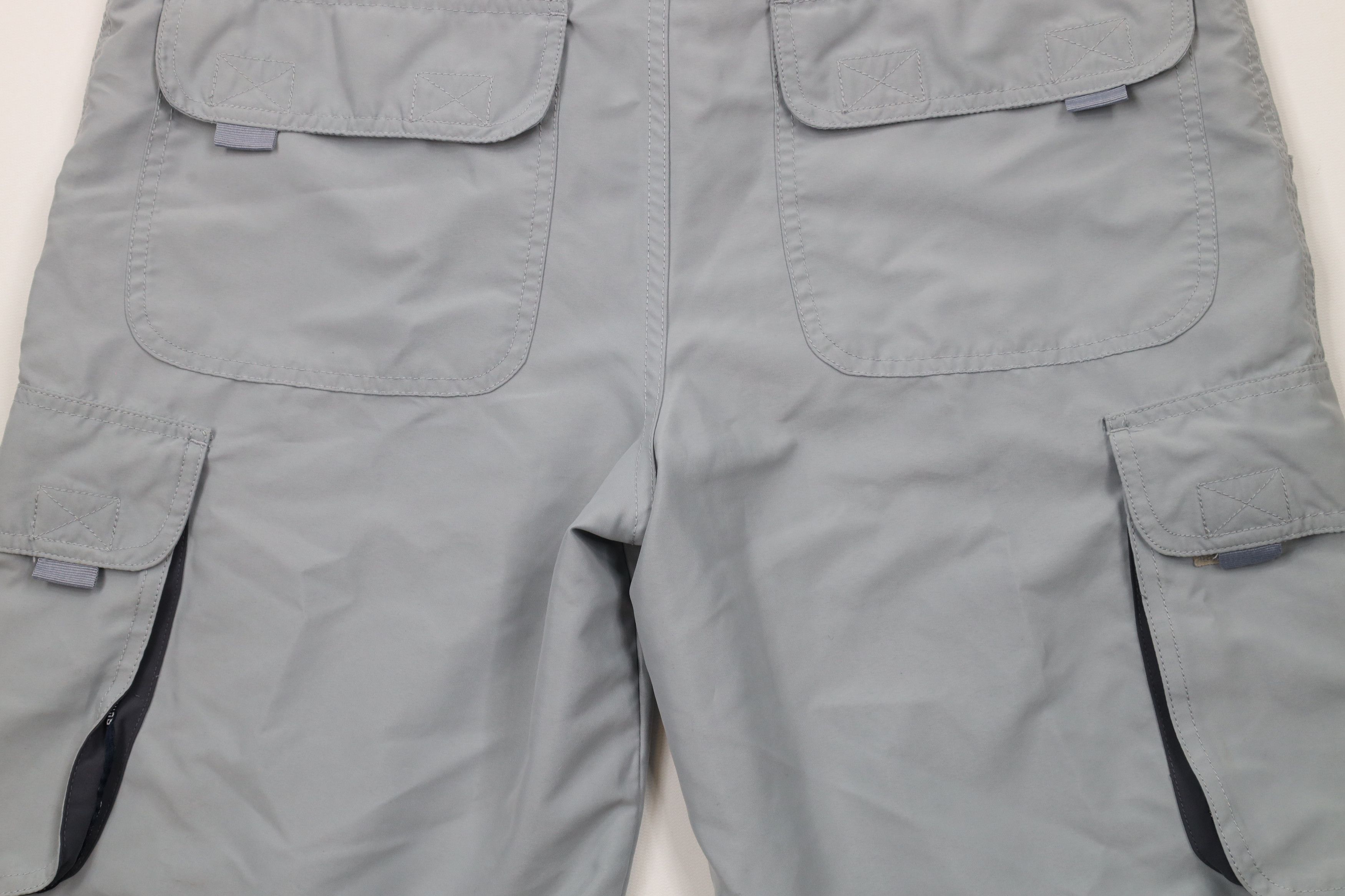 Quiksilver × Vintage Vintage 90s Y2K Quiksilver Surfing Cargo Shorts Gray Size US 30 / EU 46 - 13 Thumbnail