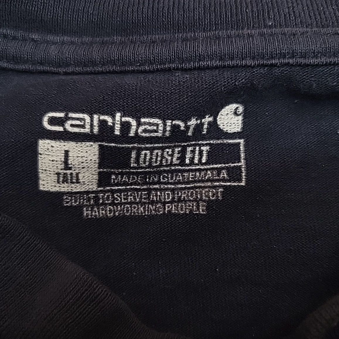 Carhartt VINTAGE Carhartt Shirt Mens LT Navy Henley Loose Fit Crewneck Button Work TEE K84 Size US L / EU 52-54 / 3 - 5 Thumbnail