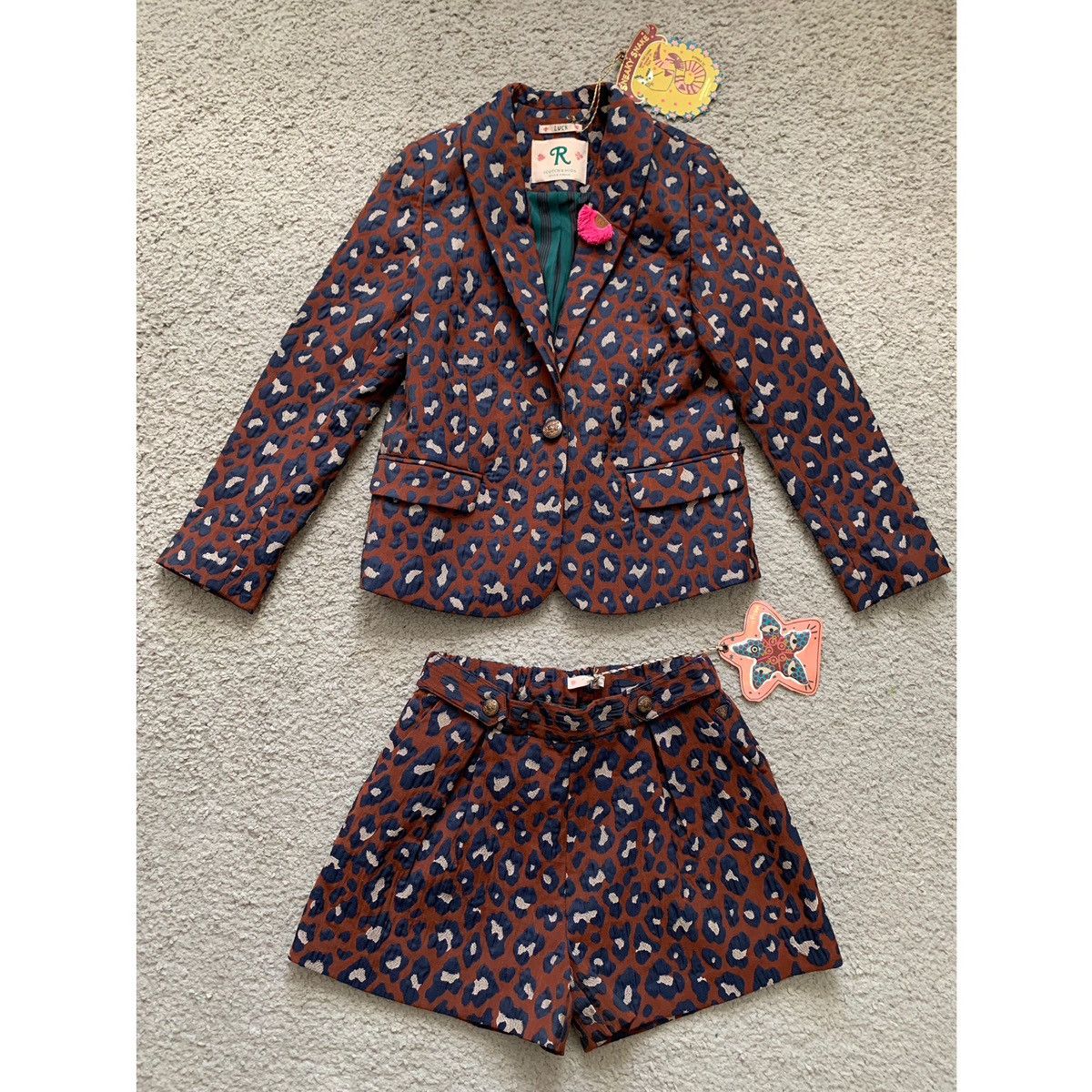 Scotch & Soda SCOTCH AND SODA SNEAKY LEOPARD SHORTS SUIT Size XXS / US 00 / IT 34 - 1 Thumbnail