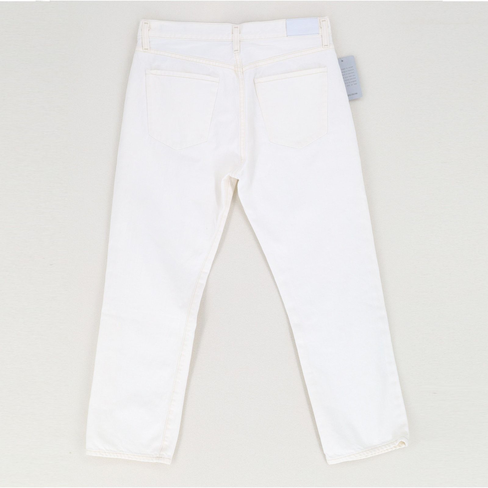 GOLDSIGN Goldsign Women White Denim Calla Straight Leg Jeans Size 27 Size 27" / US 4 / IT 40 - 7 Thumbnail