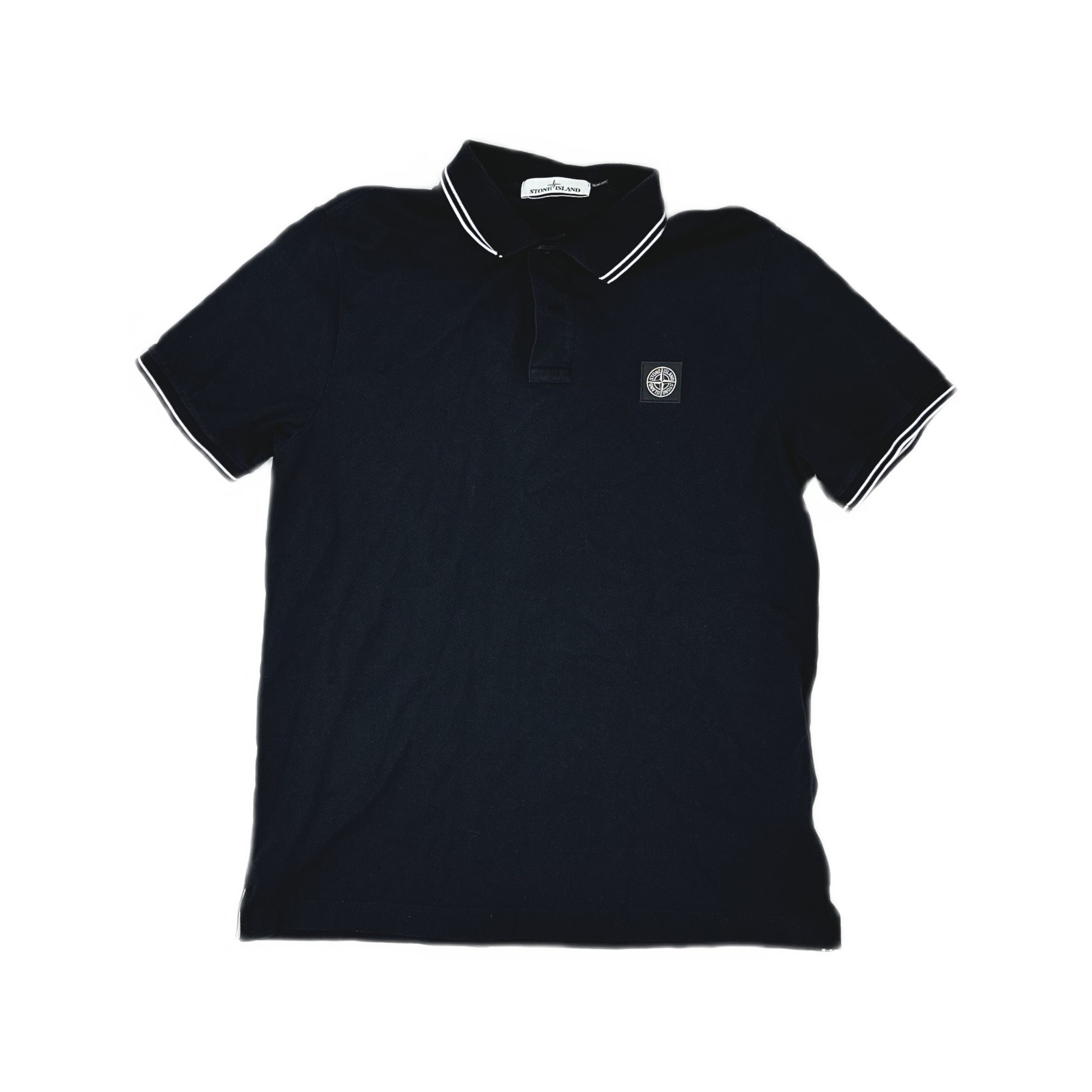 Stone Island Stone Island Logo Patch Polo Shirt Black Size XL Size US XL / EU 56 / 4 - 1 Thumbnail