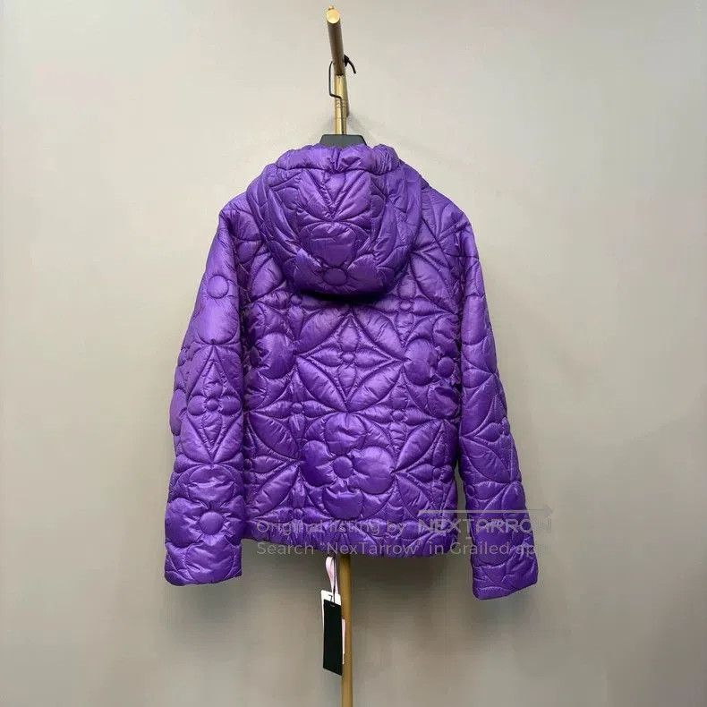 Louis Vuitton Louis Vuitton Purple Hooded Jacket. Size US M / EU 48-50 / 2 - 2 Thumbnail