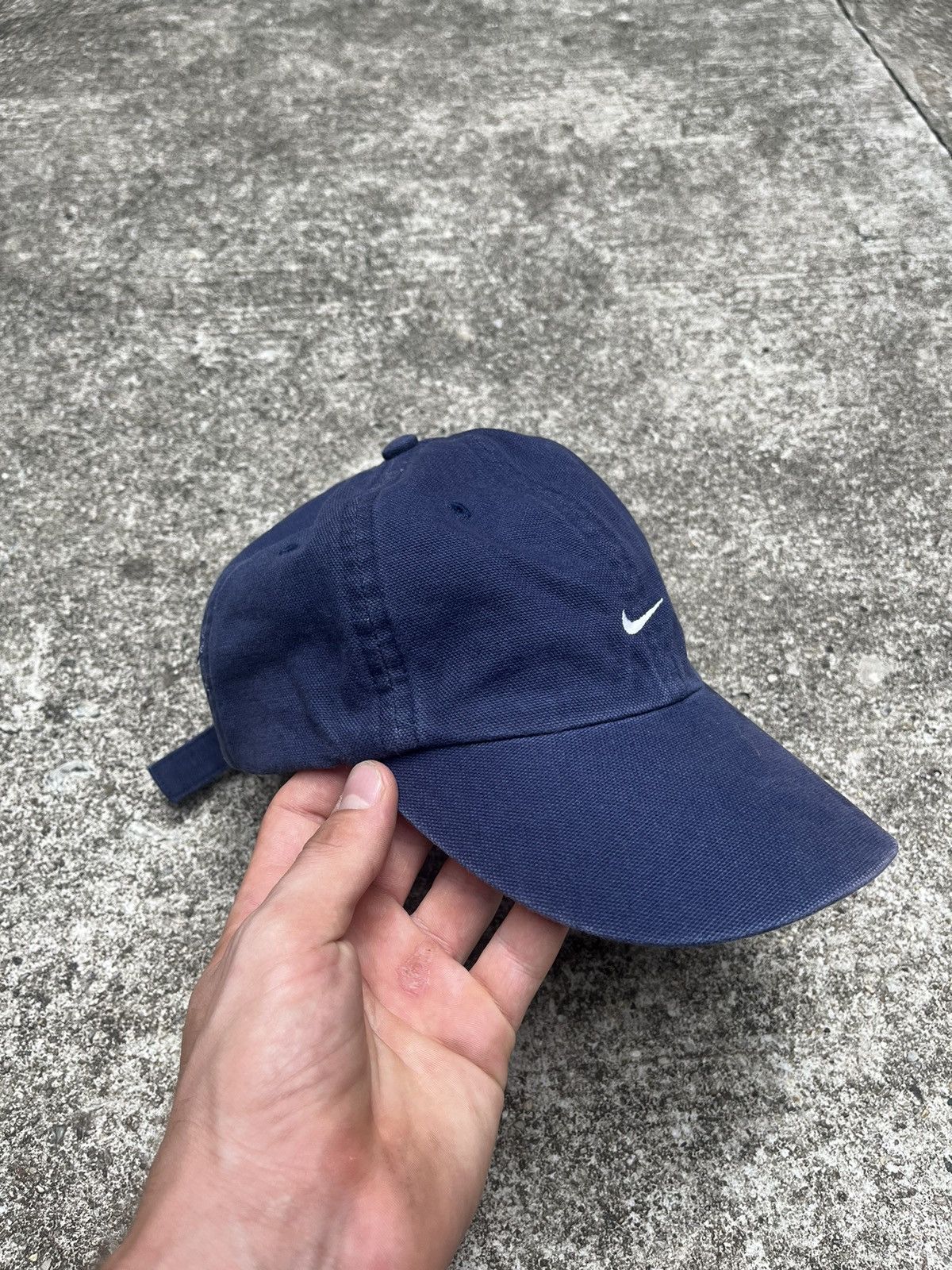 Nike Y2K Vintage Logo Nike Center Swoosh Drill Cap Size ONE SIZE - 7 Thumbnail