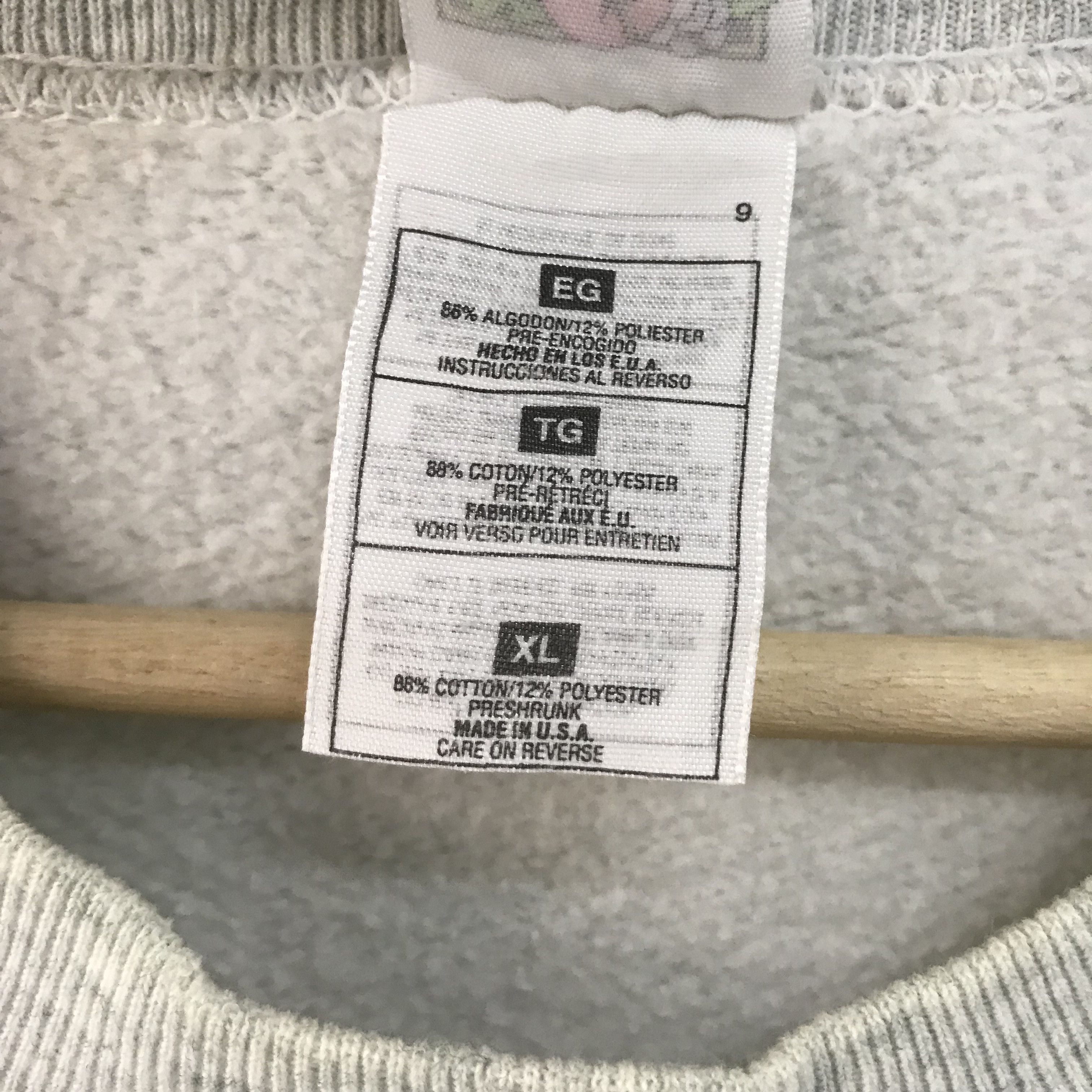 Vintage Vintage 90's Mallard Graphic Gray Sweatshirt Xlarge - 405 Size US XL / EU 56 / 4 - 12 Thumbnail