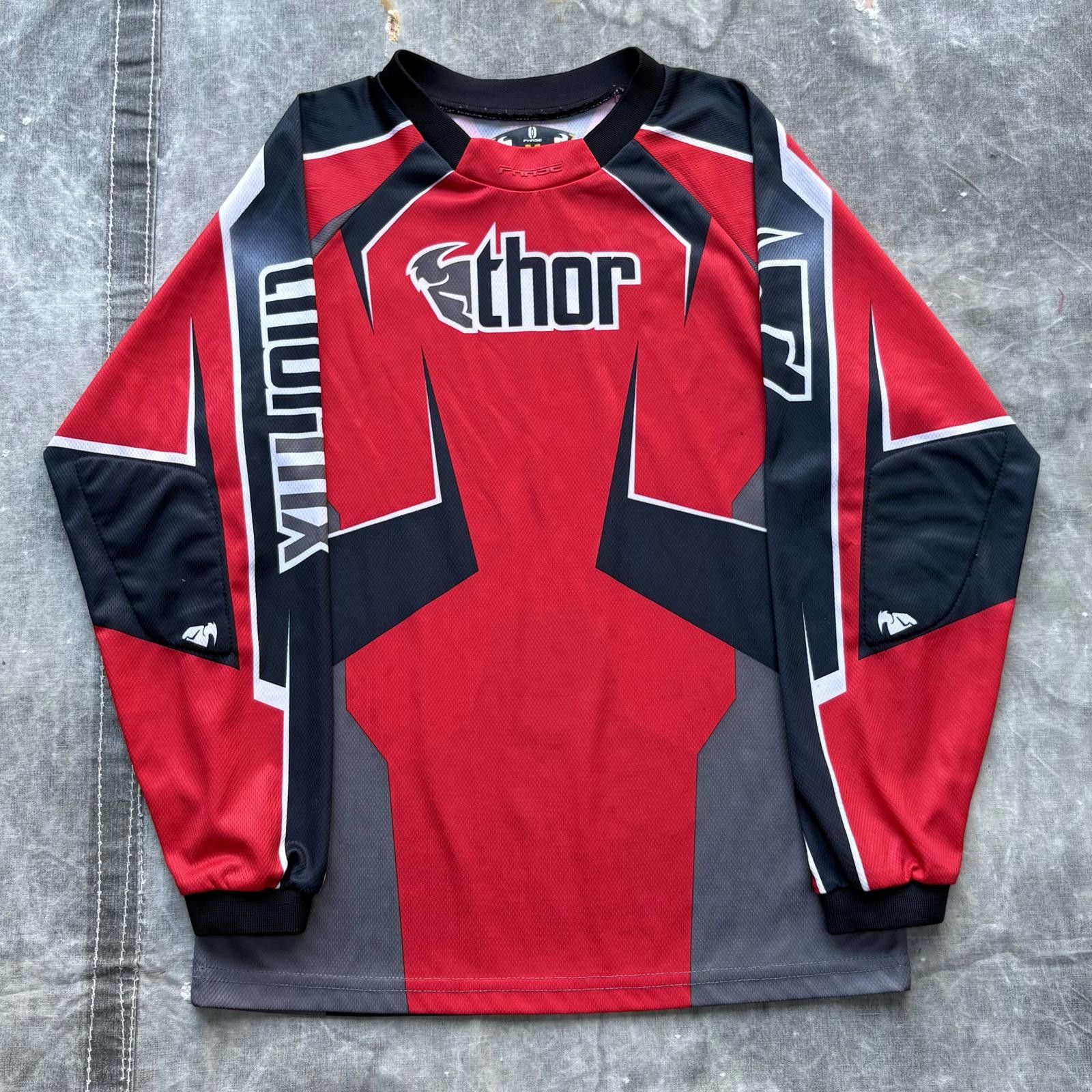 Vintage Vintage Y2K Thor Motocross Biker Grunge Sportswear Jersey Size US XS / EU 42 / 0 - 1 Thumbnail