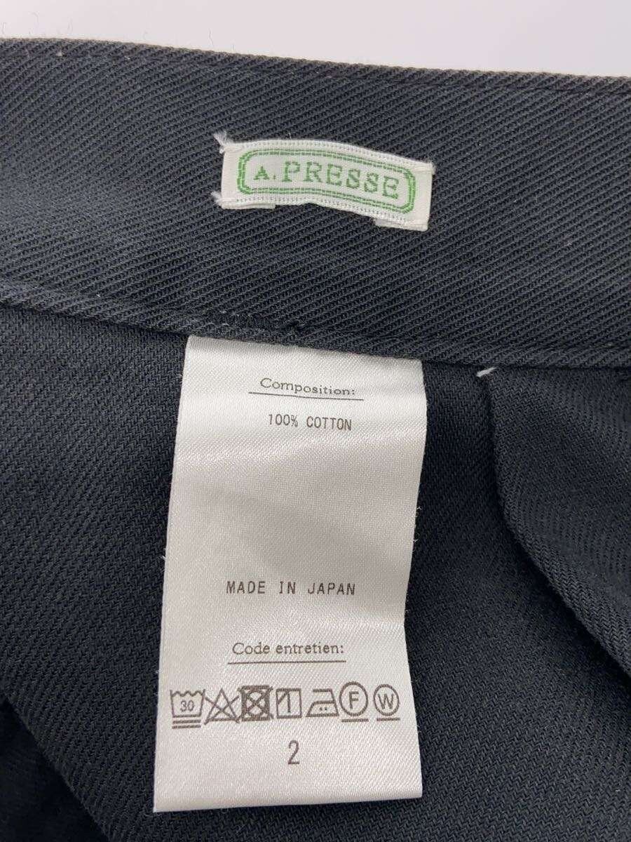 A.PRESSE Black Cotton 23ss Usaf Hemmed Bottoms Size US 30 / EU 46 - 4 Thumbnail