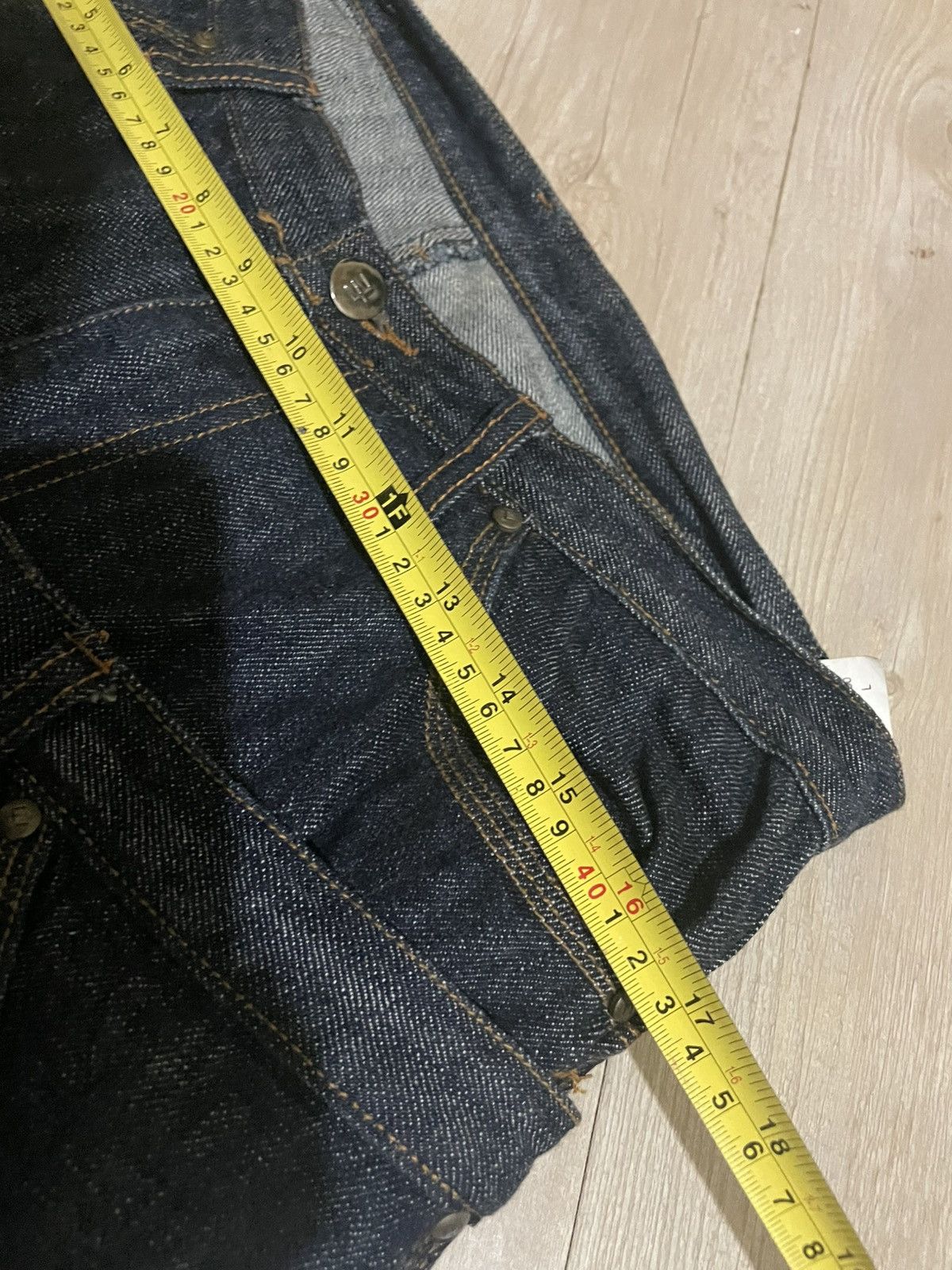 Edwin Rare❗️ Bushpants Edwin Jeans Double Waist Denim Size US 33 - 4 Thumbnail
