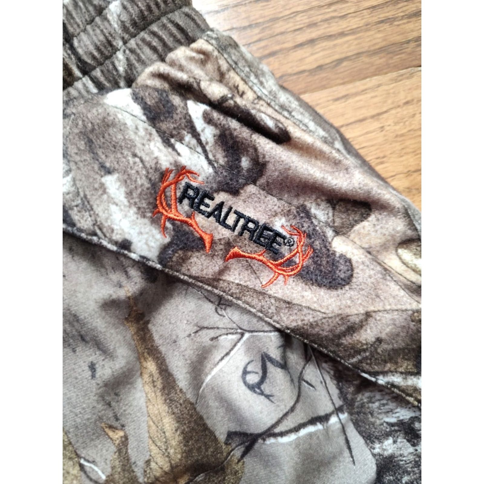 Realtree Realtree Camouflage Pants Men's M Relaxed Elastic Waist Polyester Blend Brown Straight Leg Sweatpants with Pockets Size US 31 - 5 Thumbnail