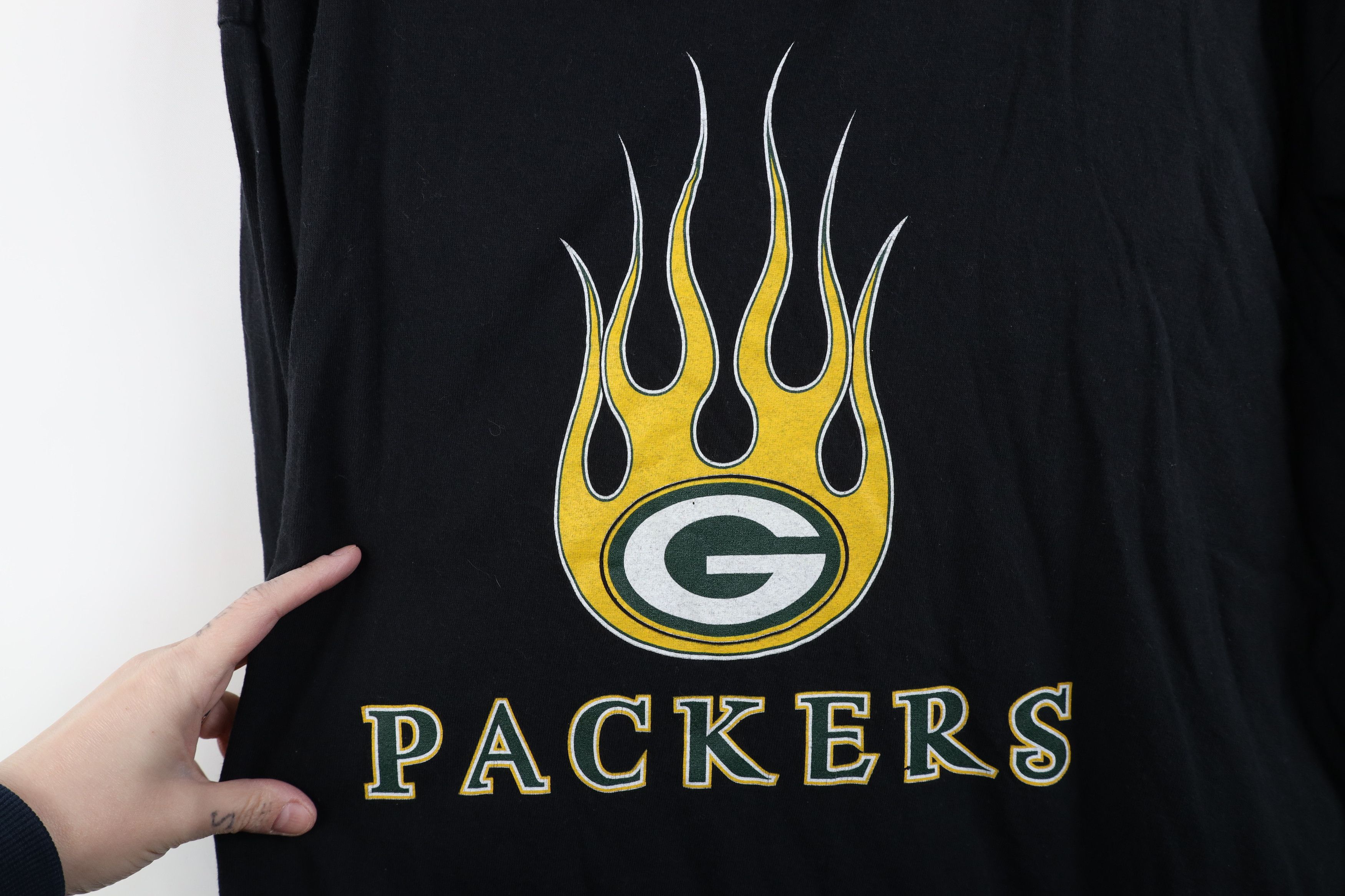 Vintage Vintage NFL Green Bay Packers Football Long Sleeve T-Shirt Size US XXL / EU 58 / 5 - 4 Thumbnail