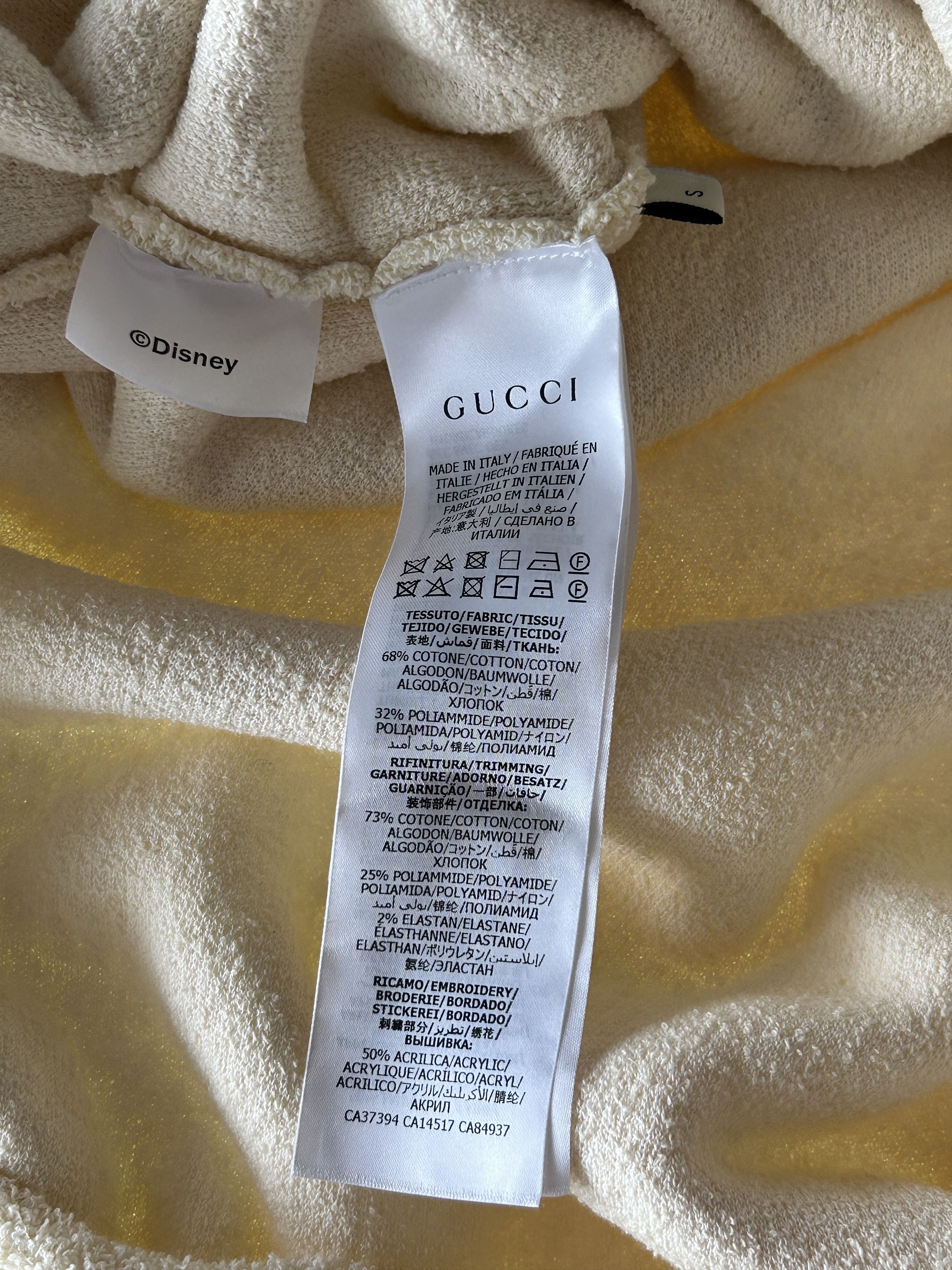 Gucci Gucci Disney Cream Mickey Mouse Logo Women's Sweater Size US S / EU 44-46 / 1 - 4 Thumbnail