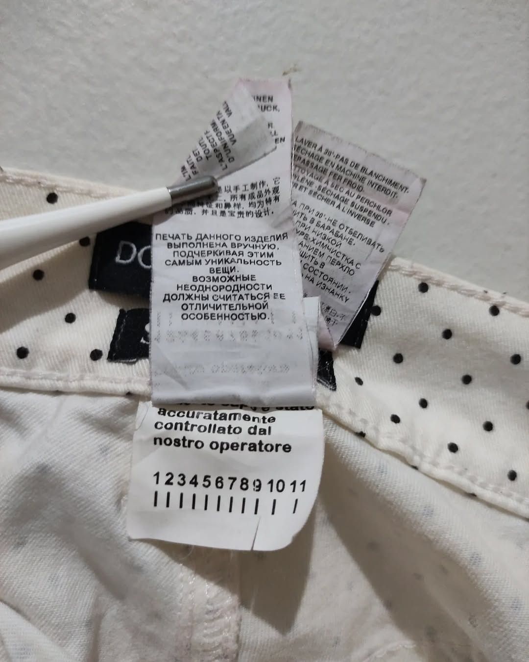 Dolce & Gabbana Dolce & Gabbana Sicilia Polka Dot Cotton Pants Size US 33 - 11 Thumbnail