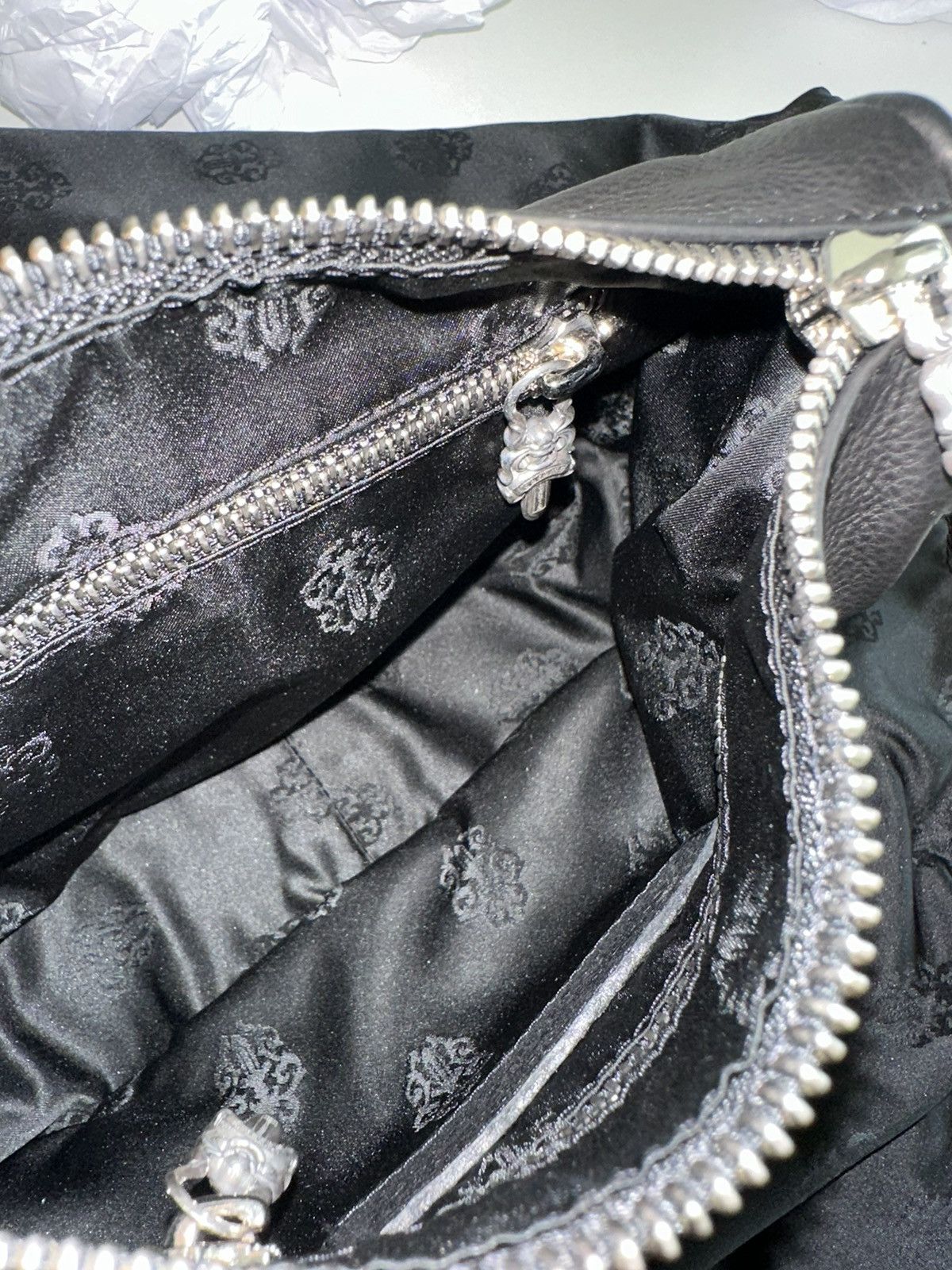Chrome Hearts Chrome Hearts Black Leather Chicken Nugget Bag (Small) Size ONE SIZE - 10 Thumbnail