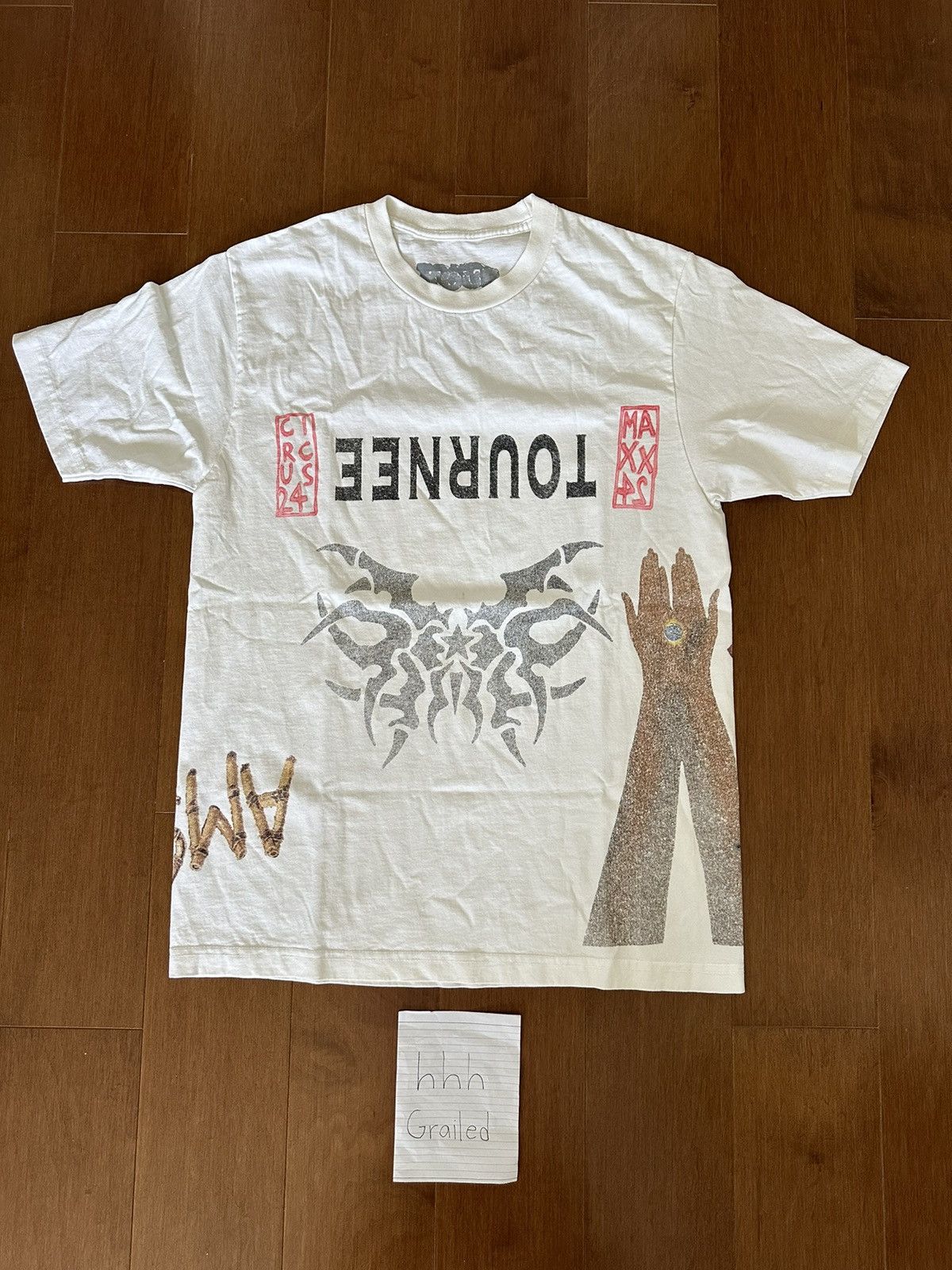 Travis Scott EUROPE EXCLUSIVE UTOPIA TOUR TEE TRAVIS SCOTT Size US M / EU 48-50 / 2 - 4 Thumbnail